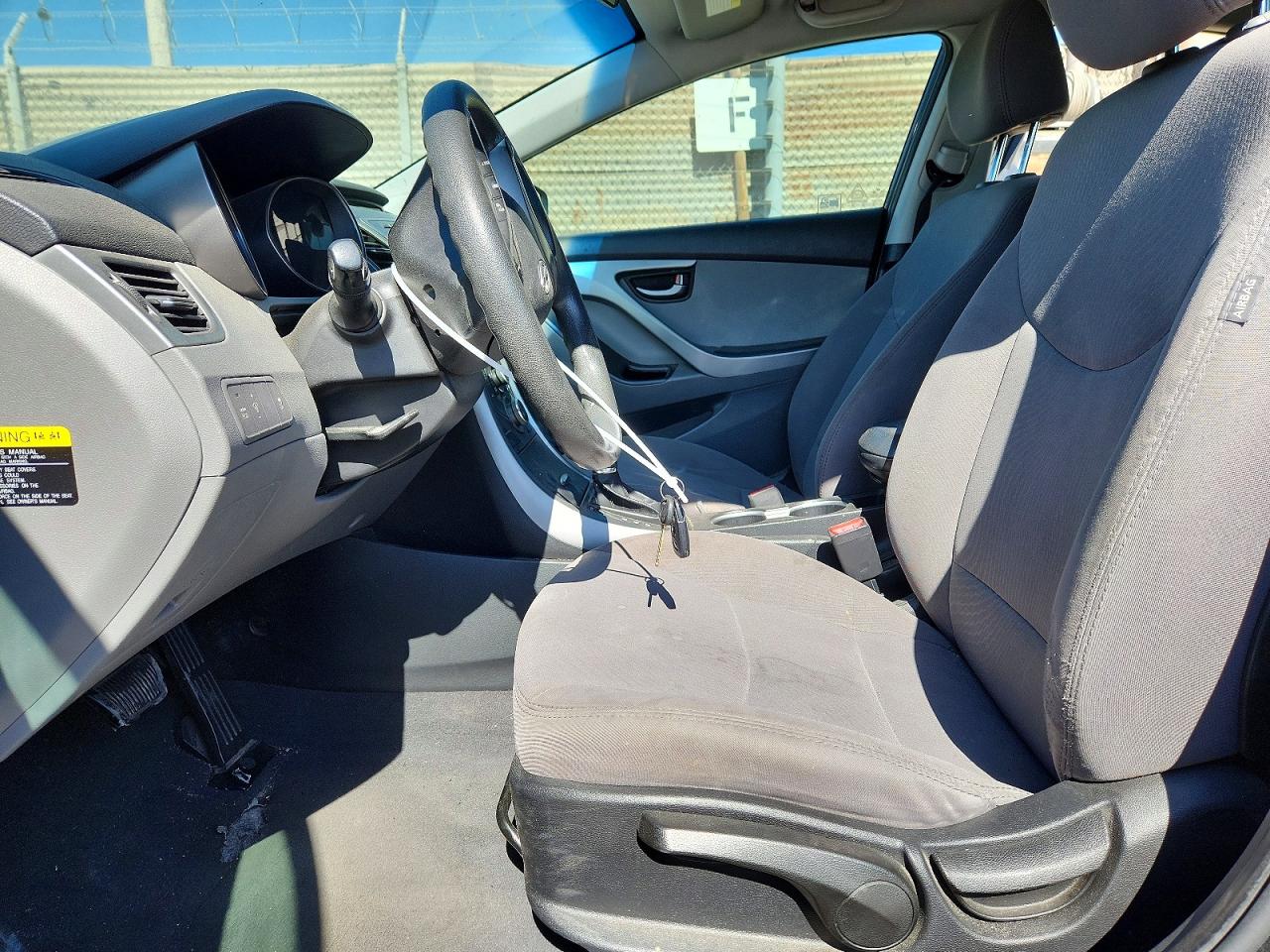 2014 Hyundai Elantra Se Black vin: 5NPDH4AE3EH531960