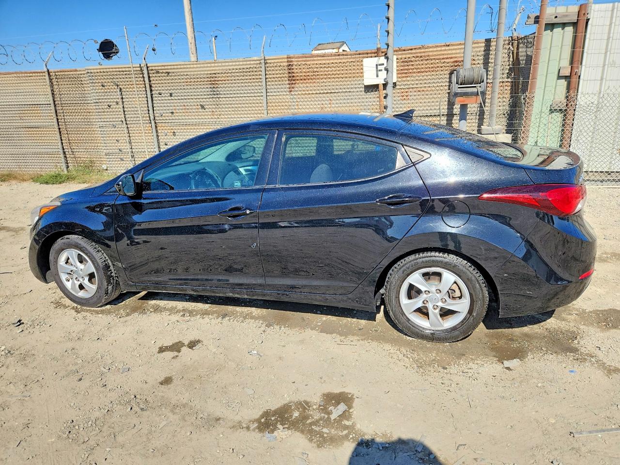 2014 Hyundai Elantra Se Black vin: 5NPDH4AE3EH531960