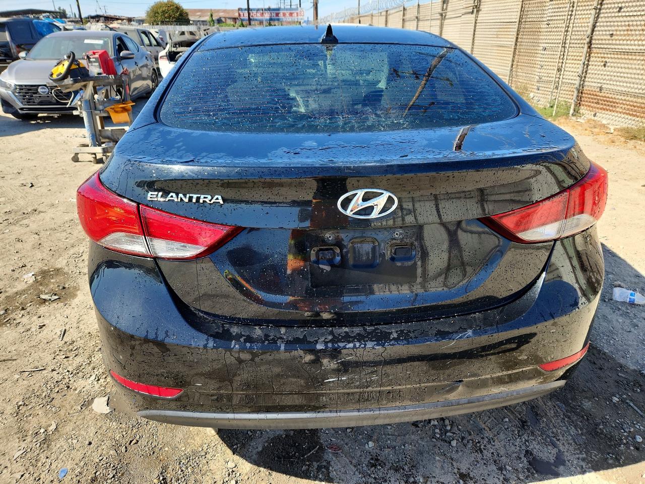 2014 Hyundai Elantra Se Black vin: 5NPDH4AE3EH531960