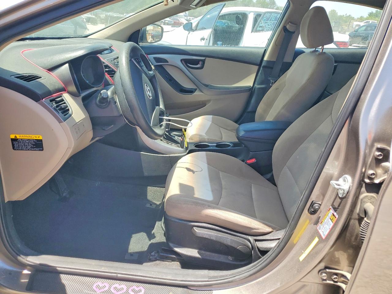 2014 Hyundai Elantra Se Tan vin: 5NPDH4AE3EH537208