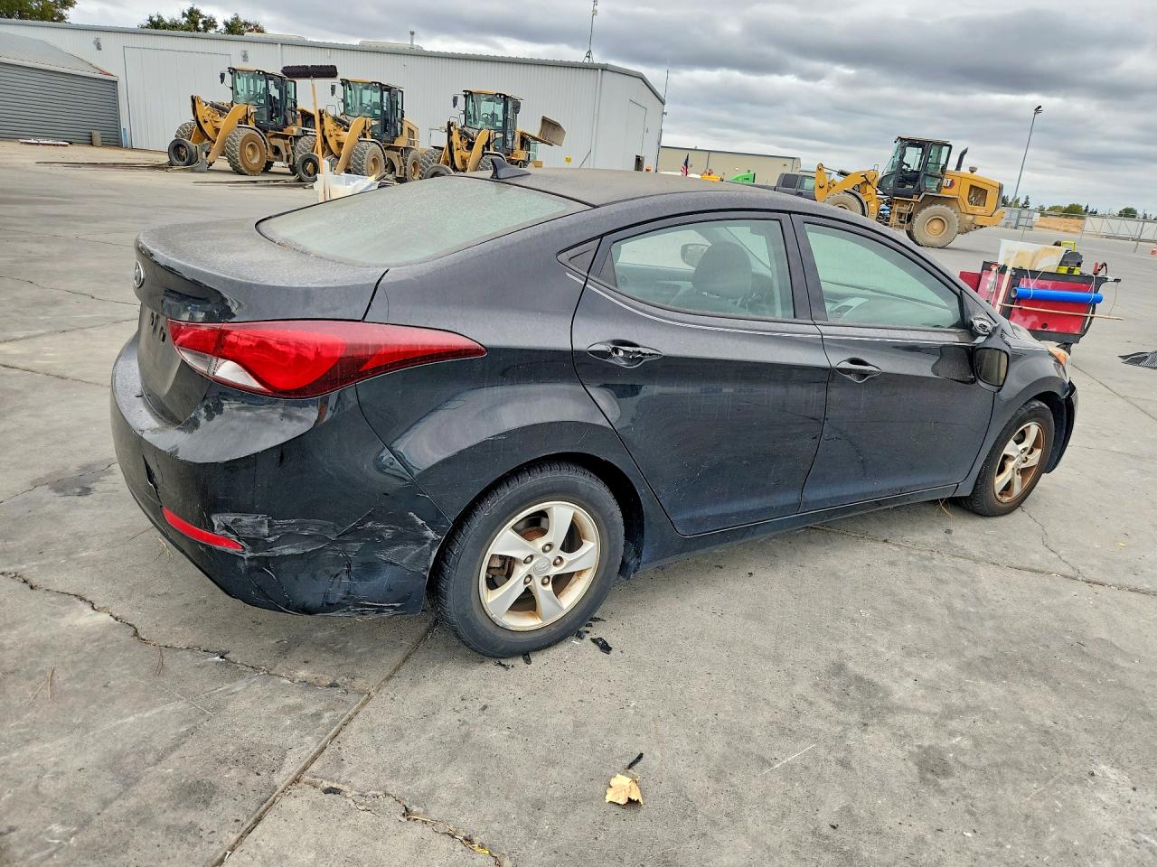2014 Hyundai Elantra Se Black vin: 5NPDH4AE3EH537337
