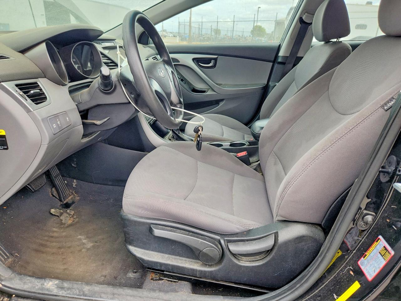 2014 Hyundai Elantra Se Black vin: 5NPDH4AE3EH537337