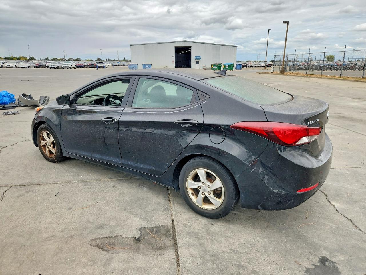 2014 Hyundai Elantra Se Black vin: 5NPDH4AE3EH537337