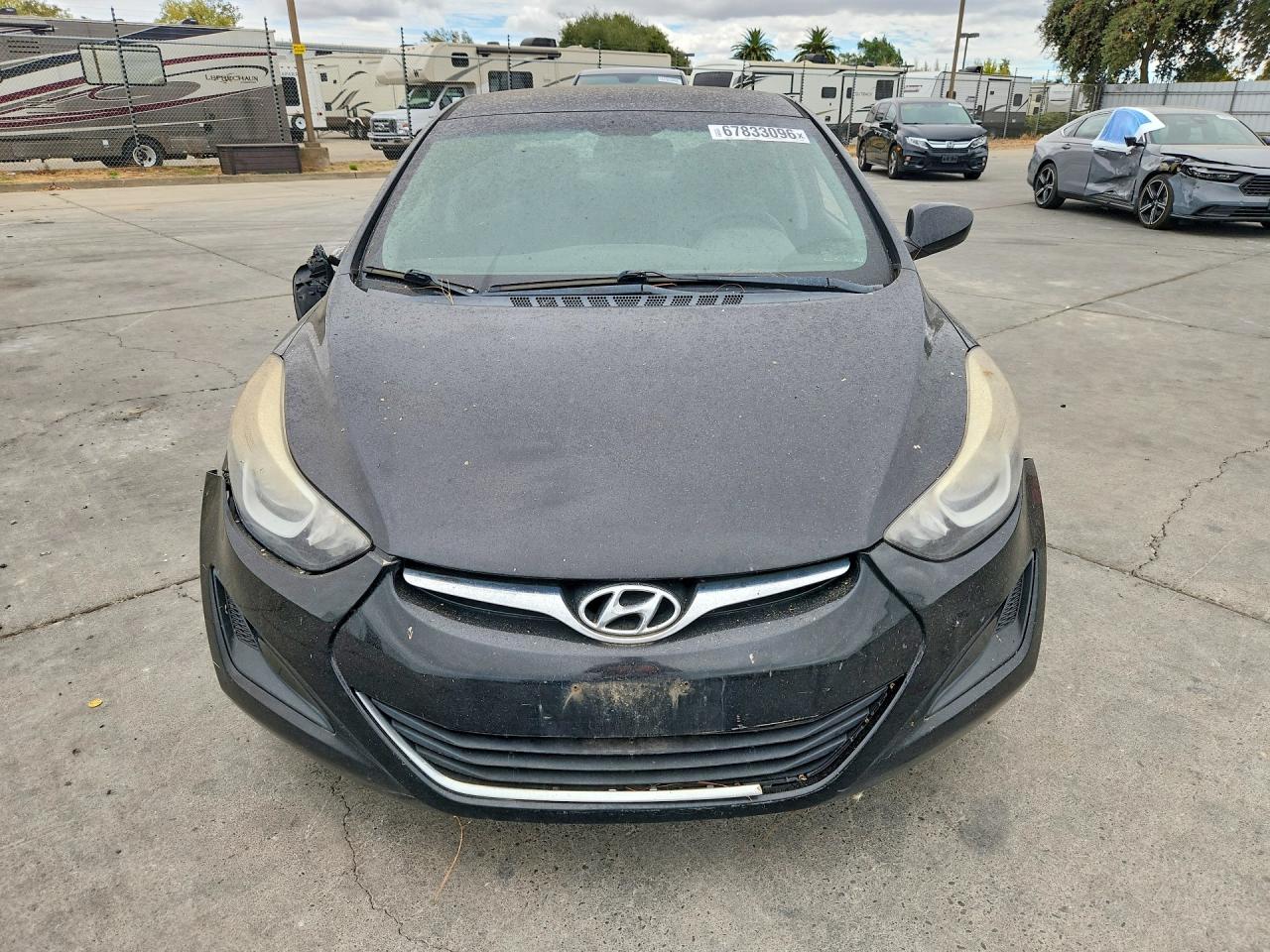 2014 Hyundai Elantra Se Black vin: 5NPDH4AE3EH537337