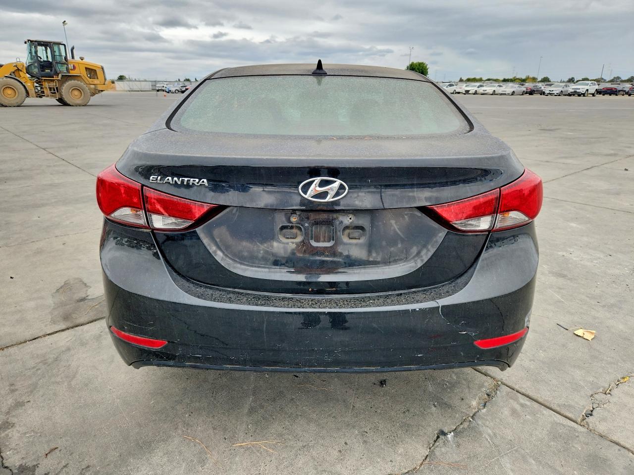 2014 Hyundai Elantra Se Black vin: 5NPDH4AE3EH537337