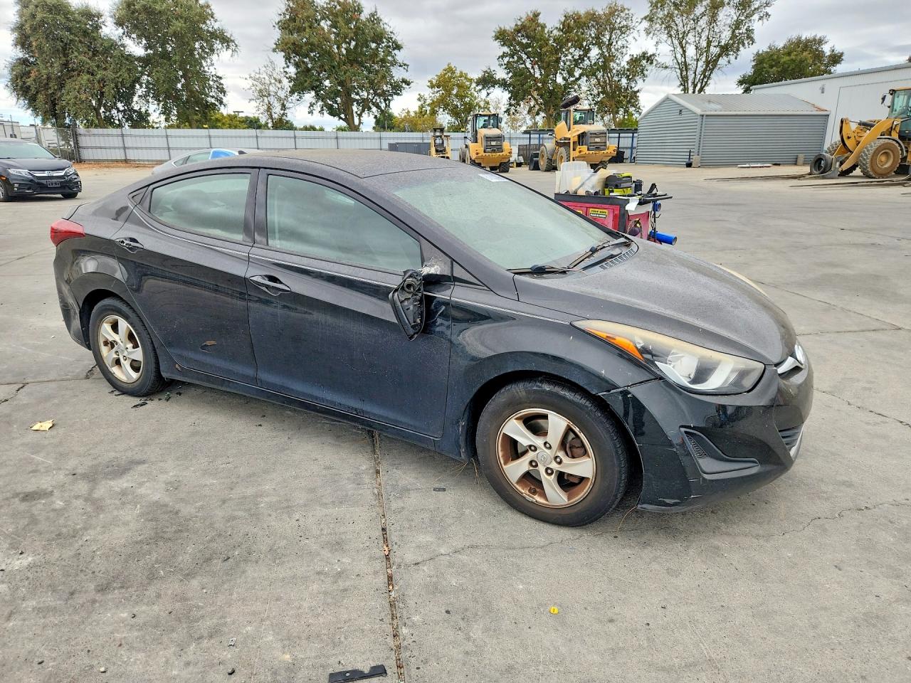 2014 Hyundai Elantra Se Black vin: 5NPDH4AE3EH537337