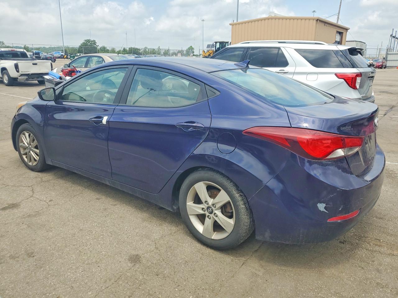 2014 Hyundai Elantra Se Синий vin: 5NPDH4AE3EH537760