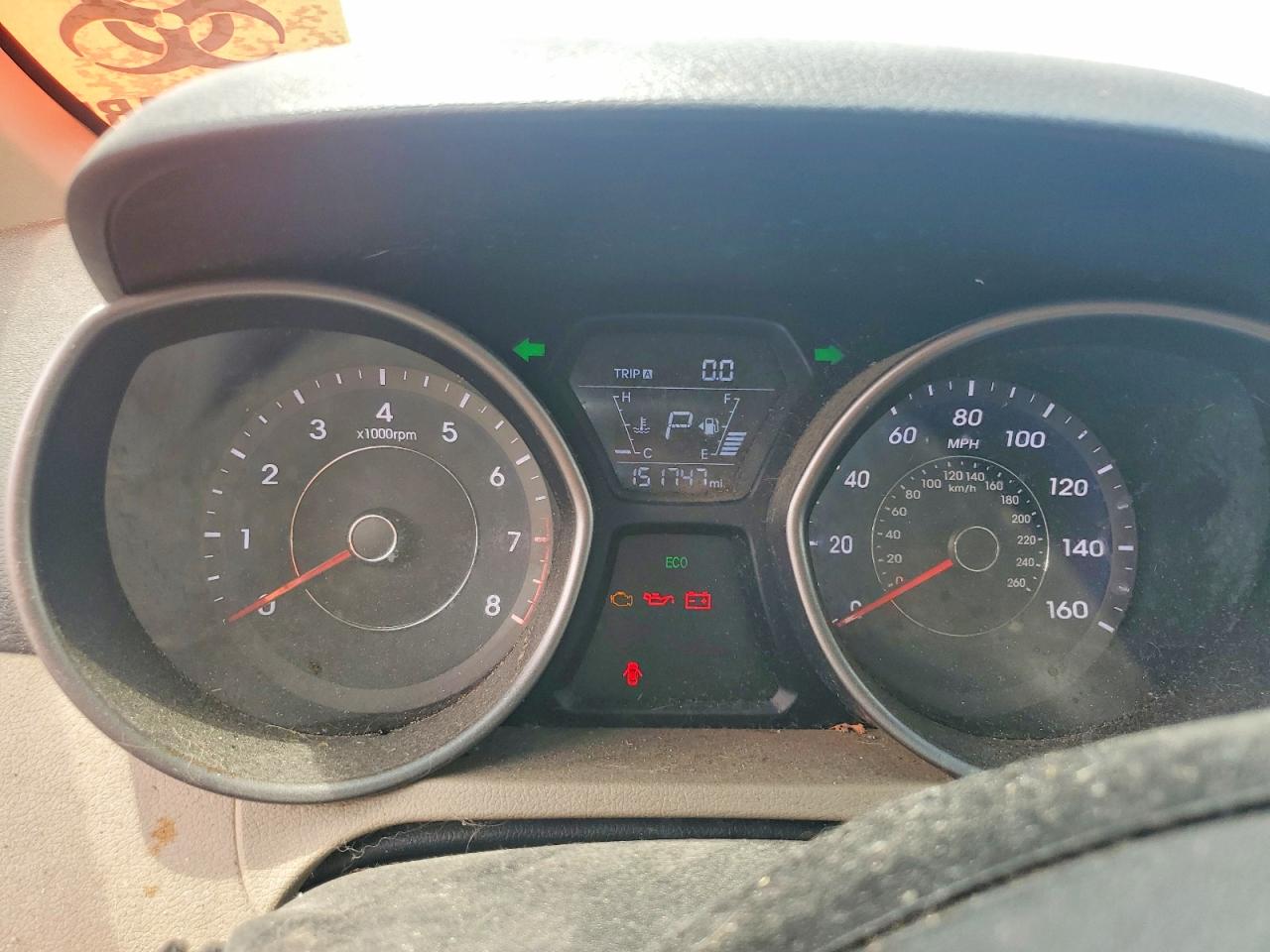 2014 Hyundai Elantra Se Синий vin: 5NPDH4AE3EH537760