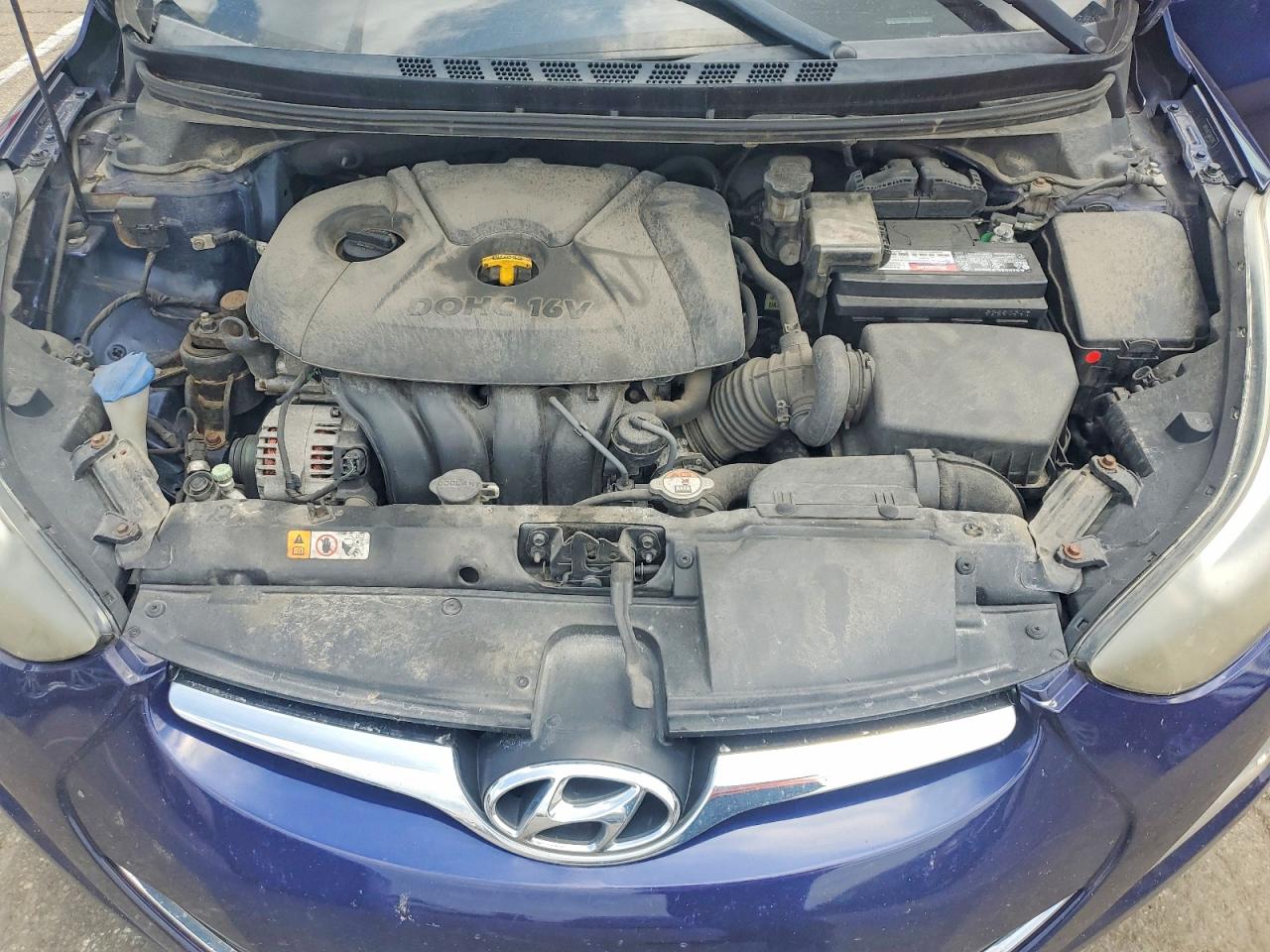 2014 Hyundai Elantra Se Синий vin: 5NPDH4AE3EH537760