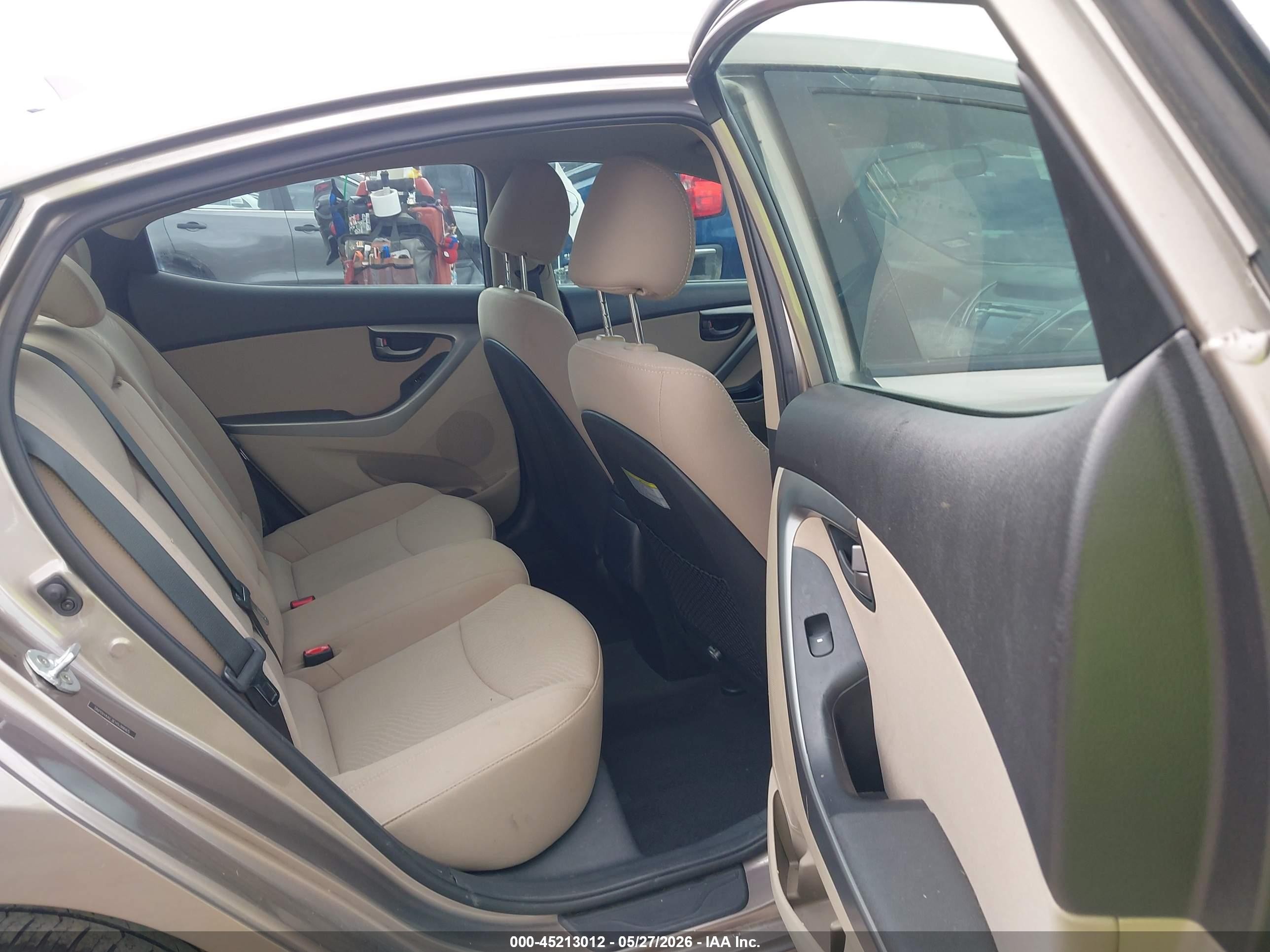 2014 Hyundai Elantra Se Бежевый vin: 5NPDH4AE3EH538665