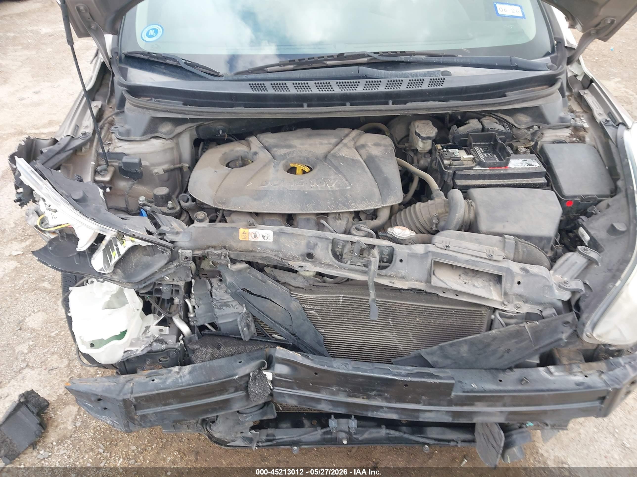 2014 Hyundai Elantra Se Бежевый vin: 5NPDH4AE3EH538665