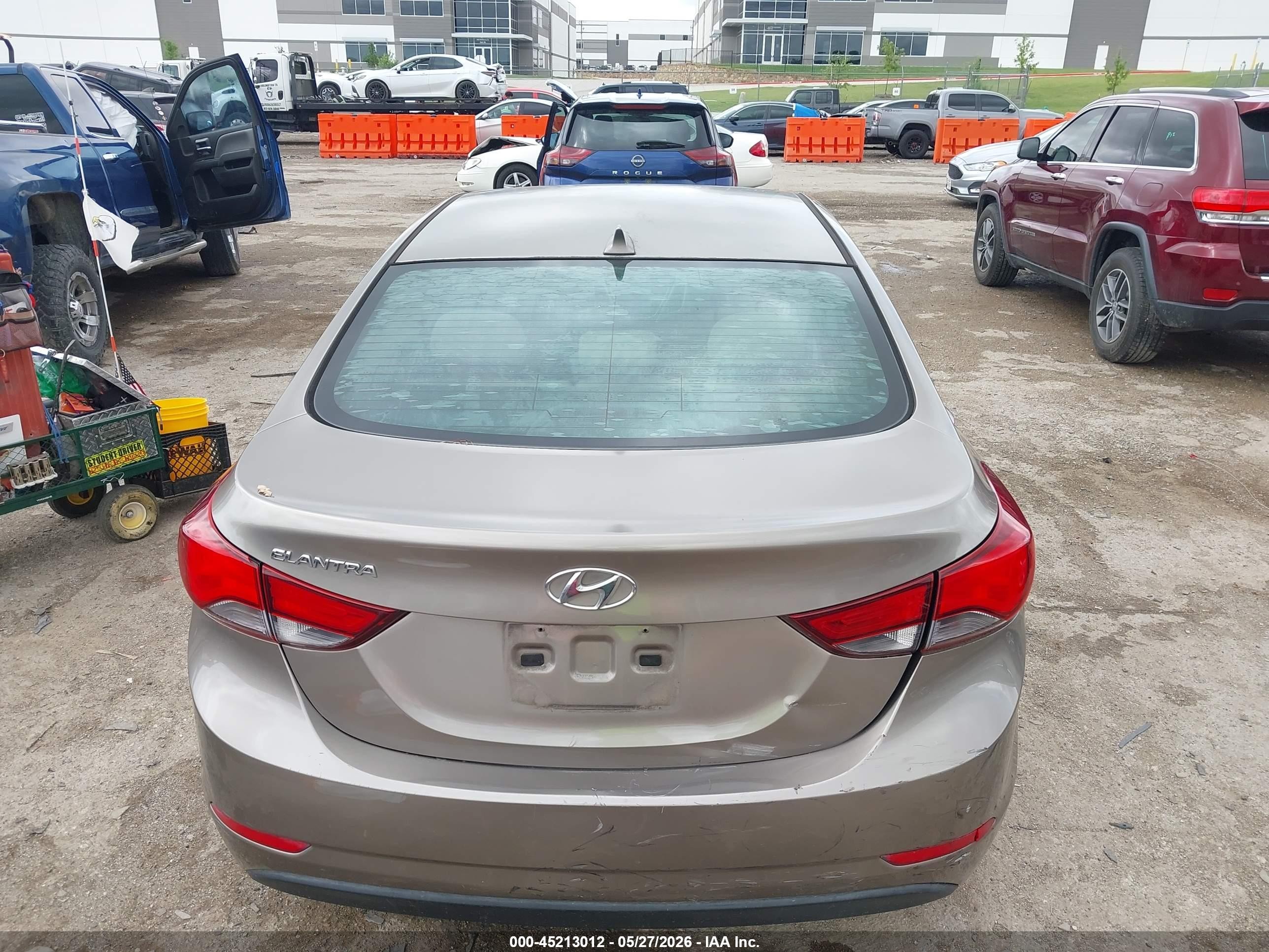 2014 Hyundai Elantra Se Бежевый vin: 5NPDH4AE3EH538665