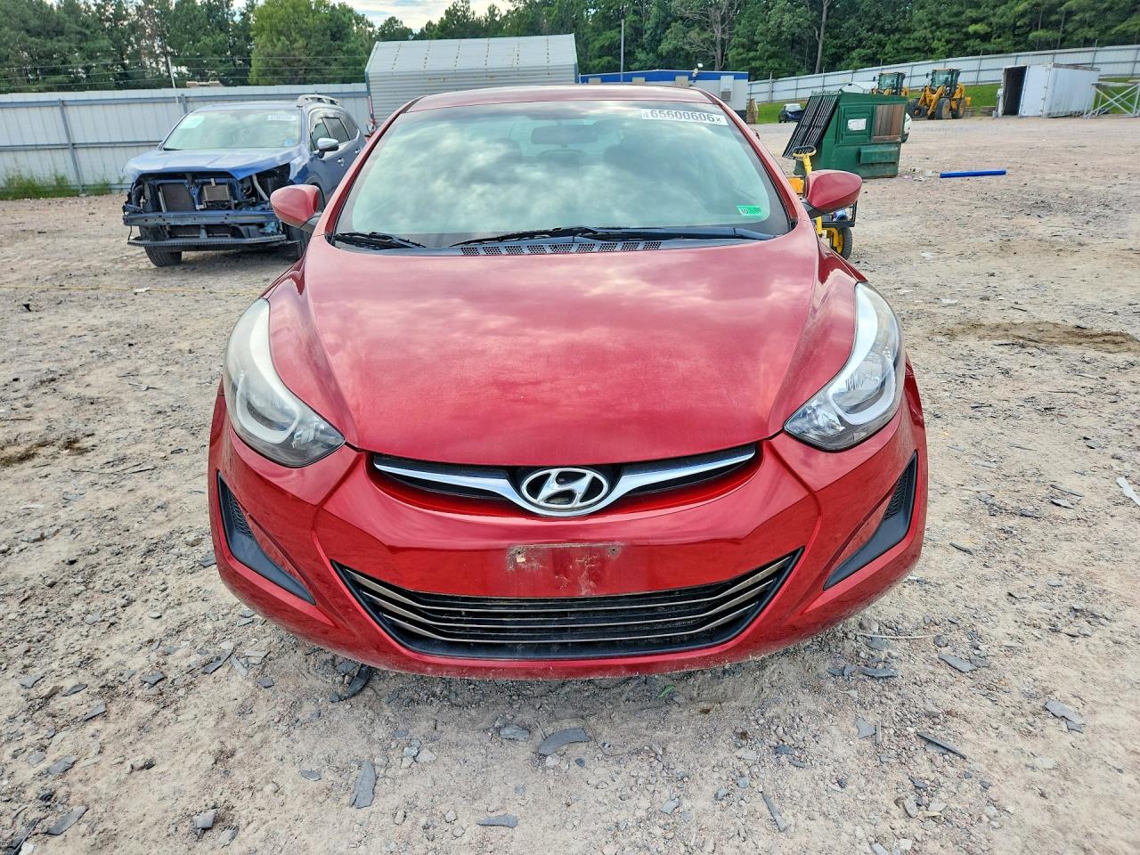 2014 Hyundai Elantra Se Red vin: 5NPDH4AE3EH539122
