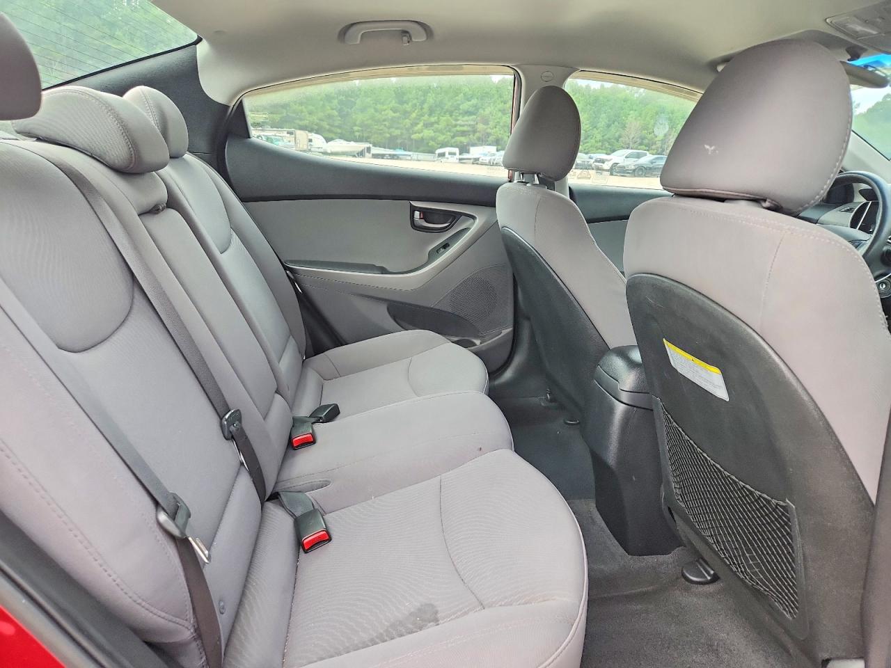 2014 Hyundai Elantra Se Red vin: 5NPDH4AE3EH539122