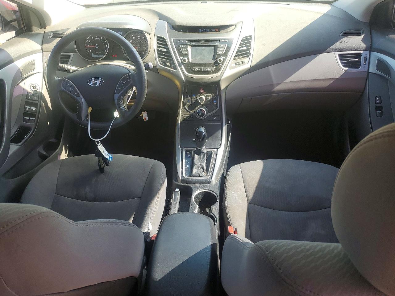 2014 Hyundai Elantra Se Red vin: 5NPDH4AE3EH539170