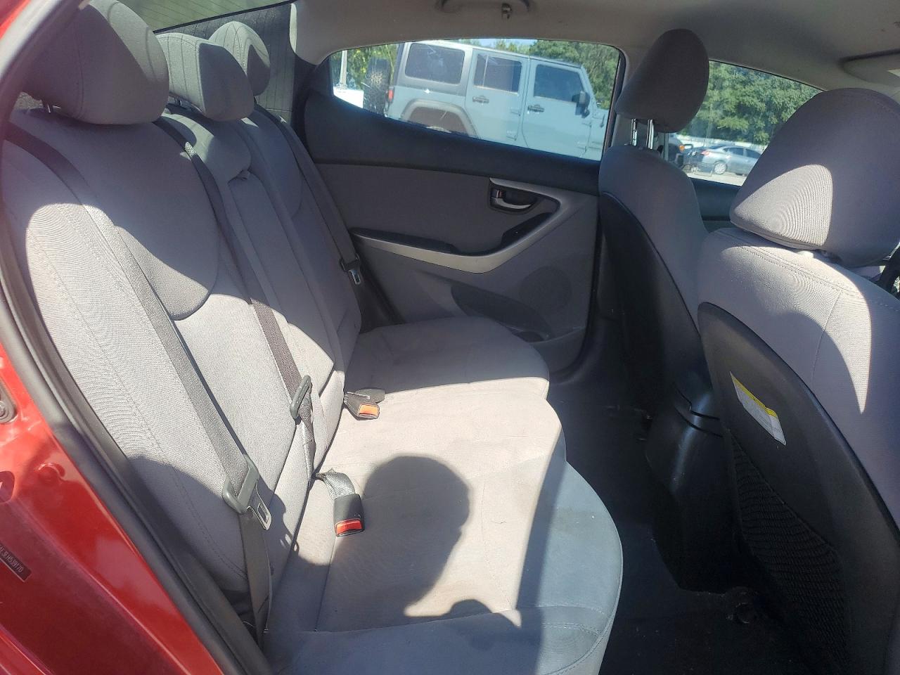 2014 Hyundai Elantra Se Red vin: 5NPDH4AE3EH539170