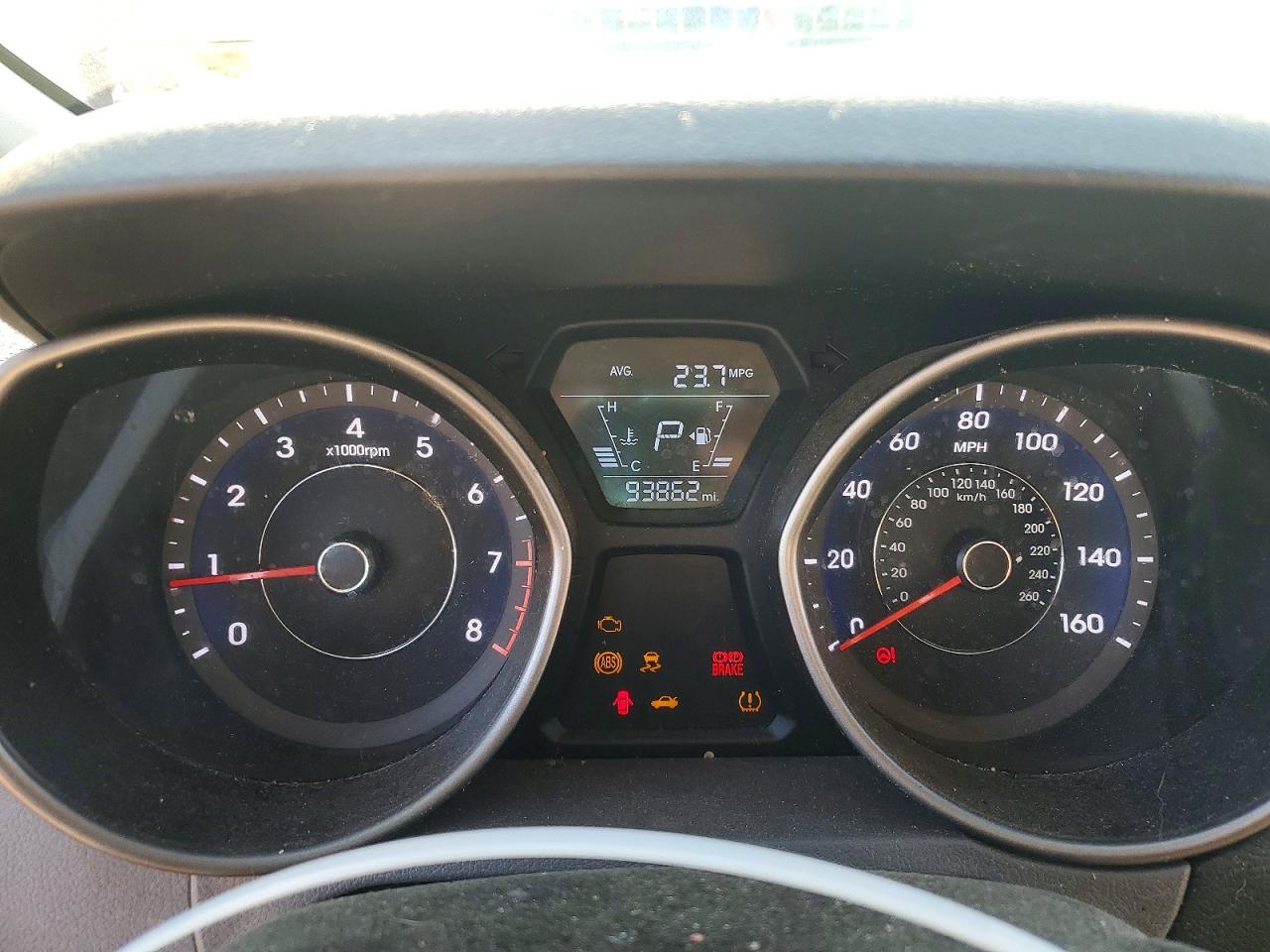2014 Hyundai Elantra Se Red vin: 5NPDH4AE3EH541355