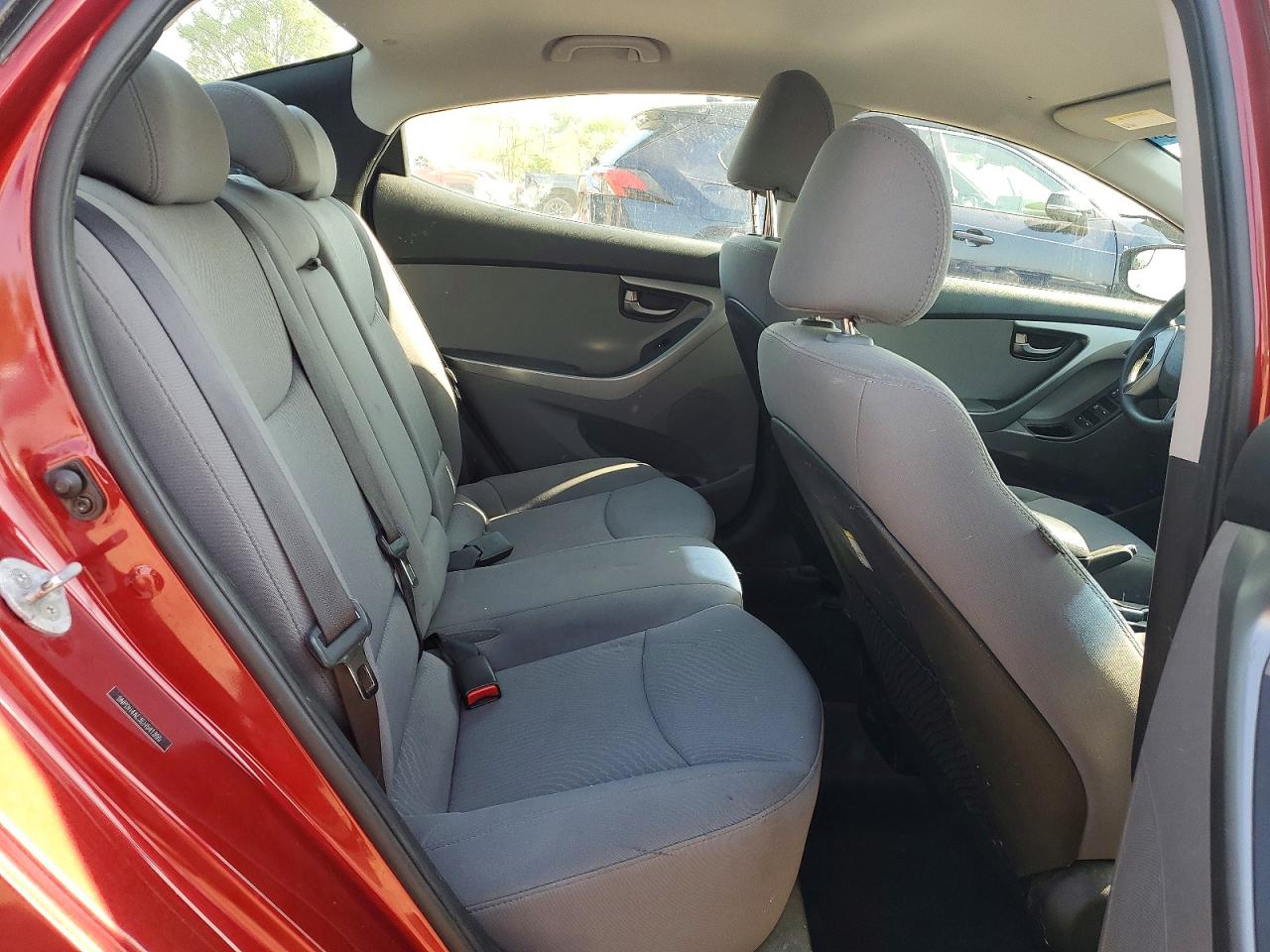 2014 Hyundai Elantra Se Red vin: 5NPDH4AE3EH541355