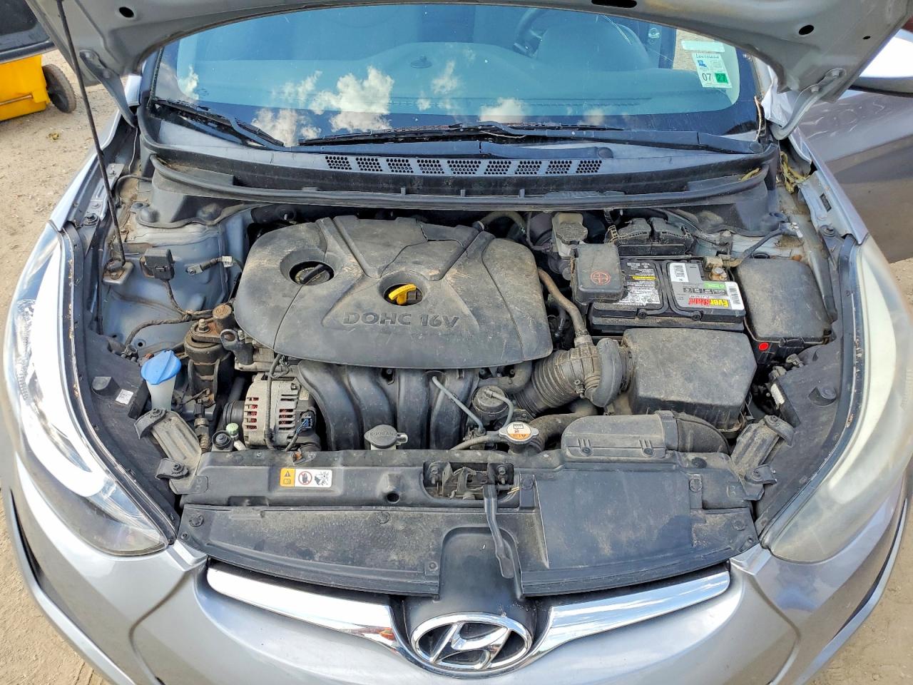 2015 Hyundai Elantra Se Silver vin: 5NPDH4AE3FH550736