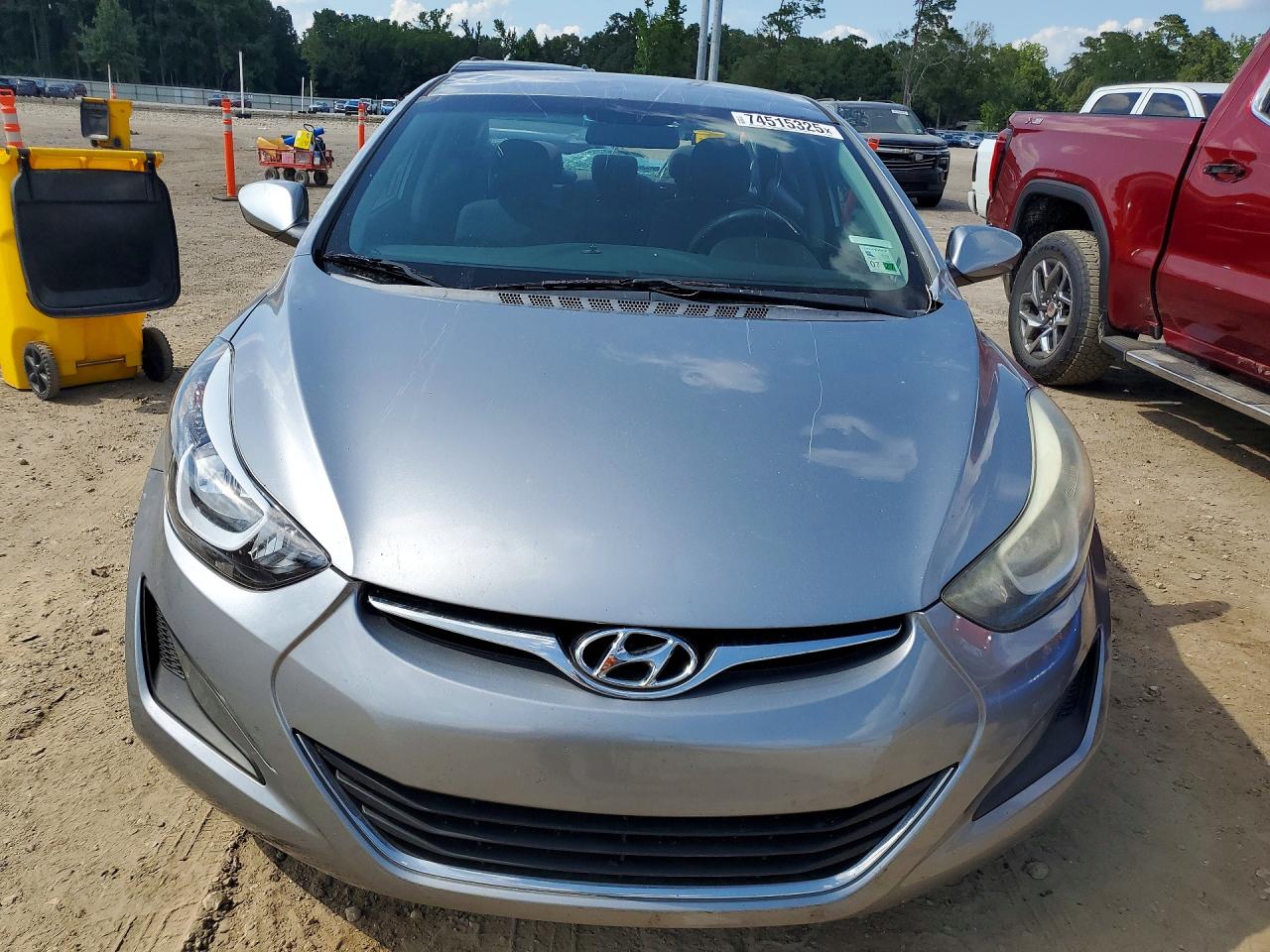 2015 Hyundai Elantra Se Silver vin: 5NPDH4AE3FH550736