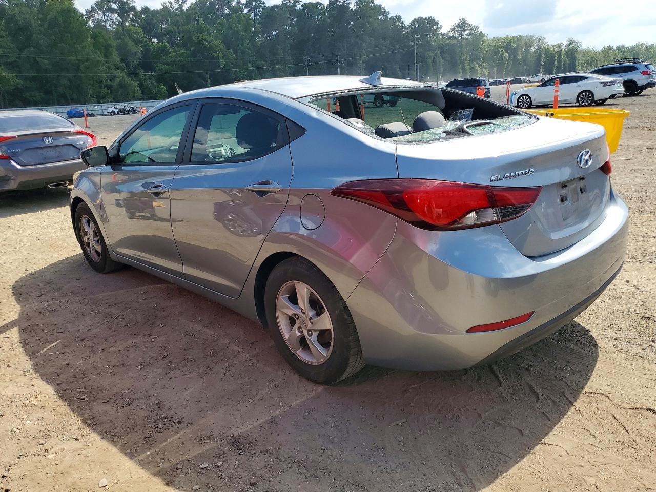 2015 Hyundai Elantra Se Silver vin: 5NPDH4AE3FH550736