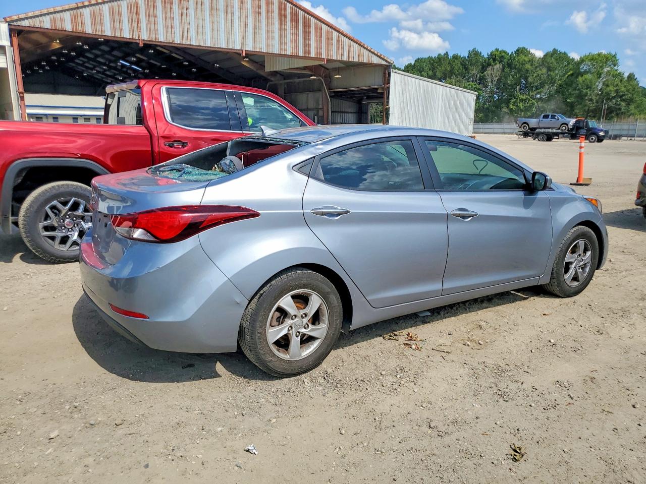 2015 Hyundai Elantra Se Silver vin: 5NPDH4AE3FH550736