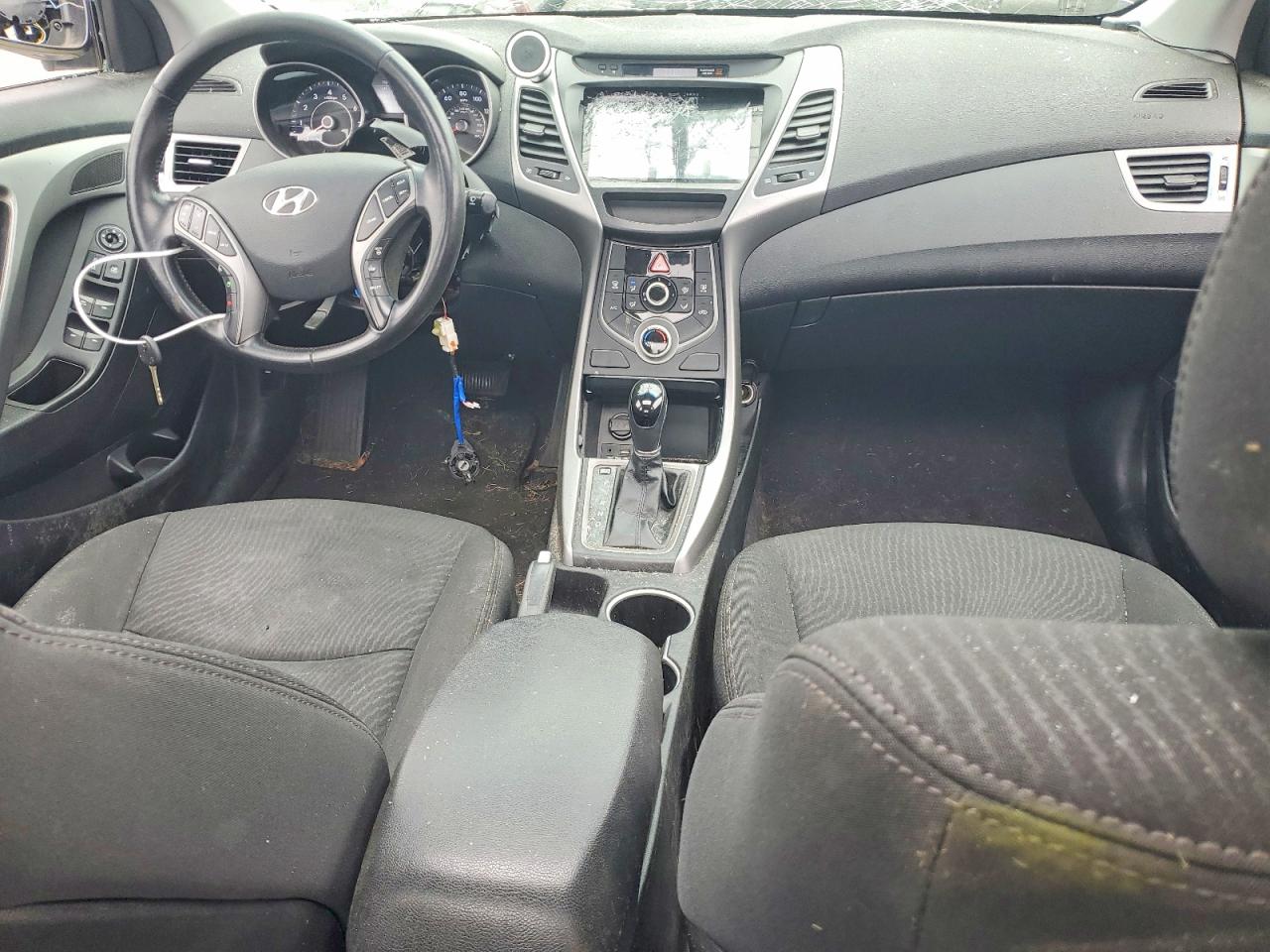 2015 Hyundai Elantra Se White vin: 5NPDH4AE3FH551661