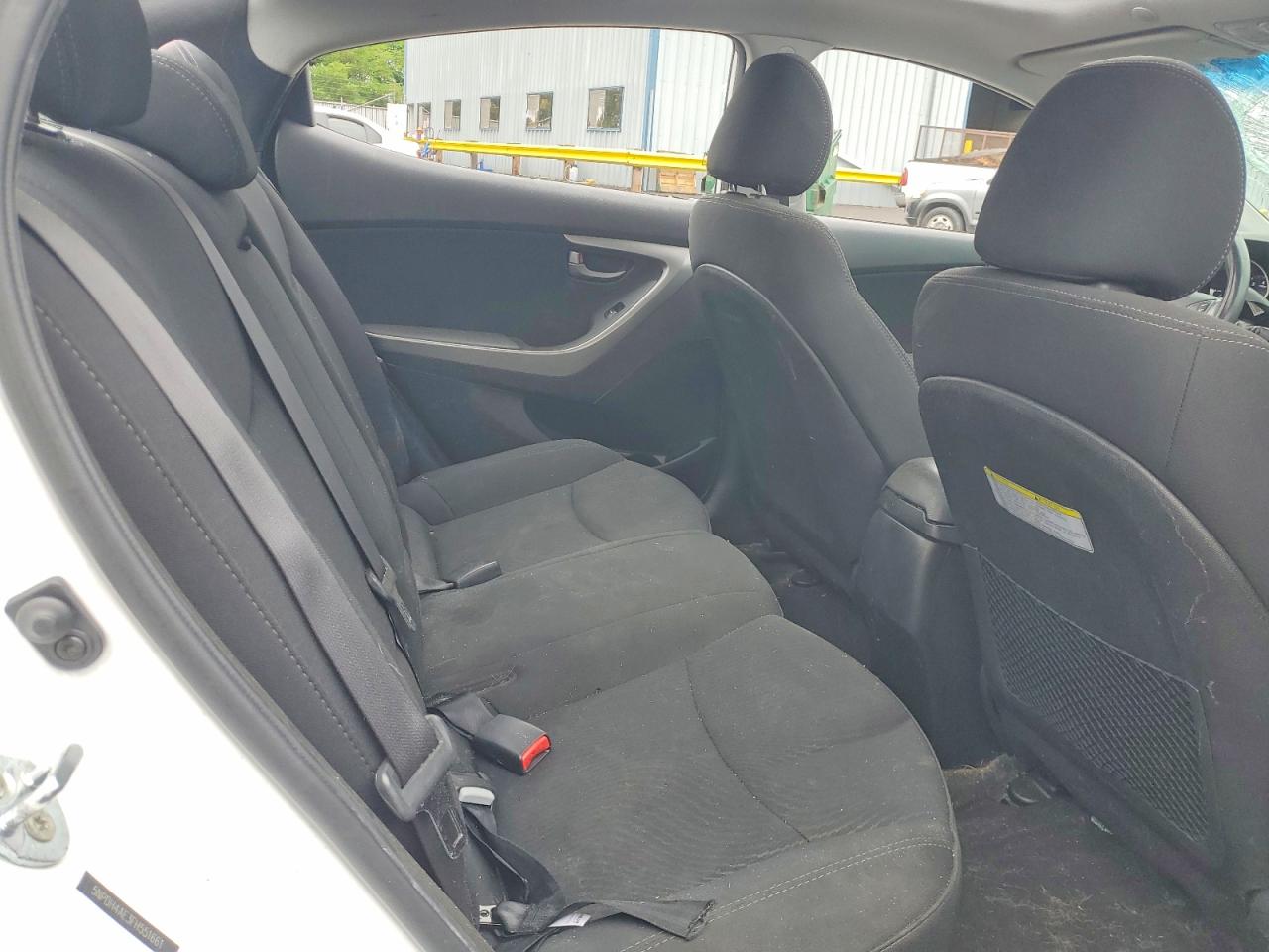 2015 Hyundai Elantra Se White vin: 5NPDH4AE3FH551661