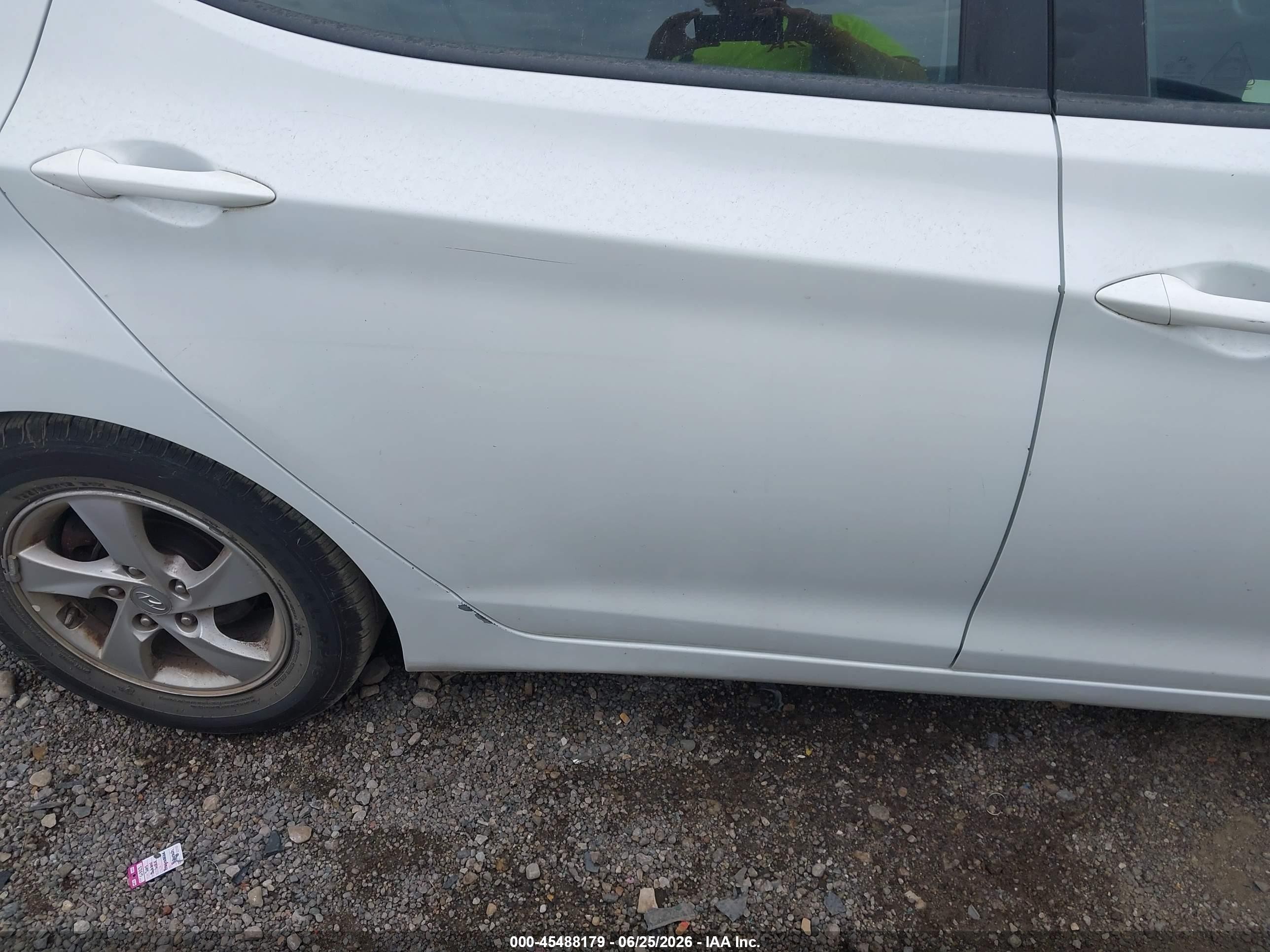 2015 Hyundai Elantra Se White vin: 5NPDH4AE3FH553068