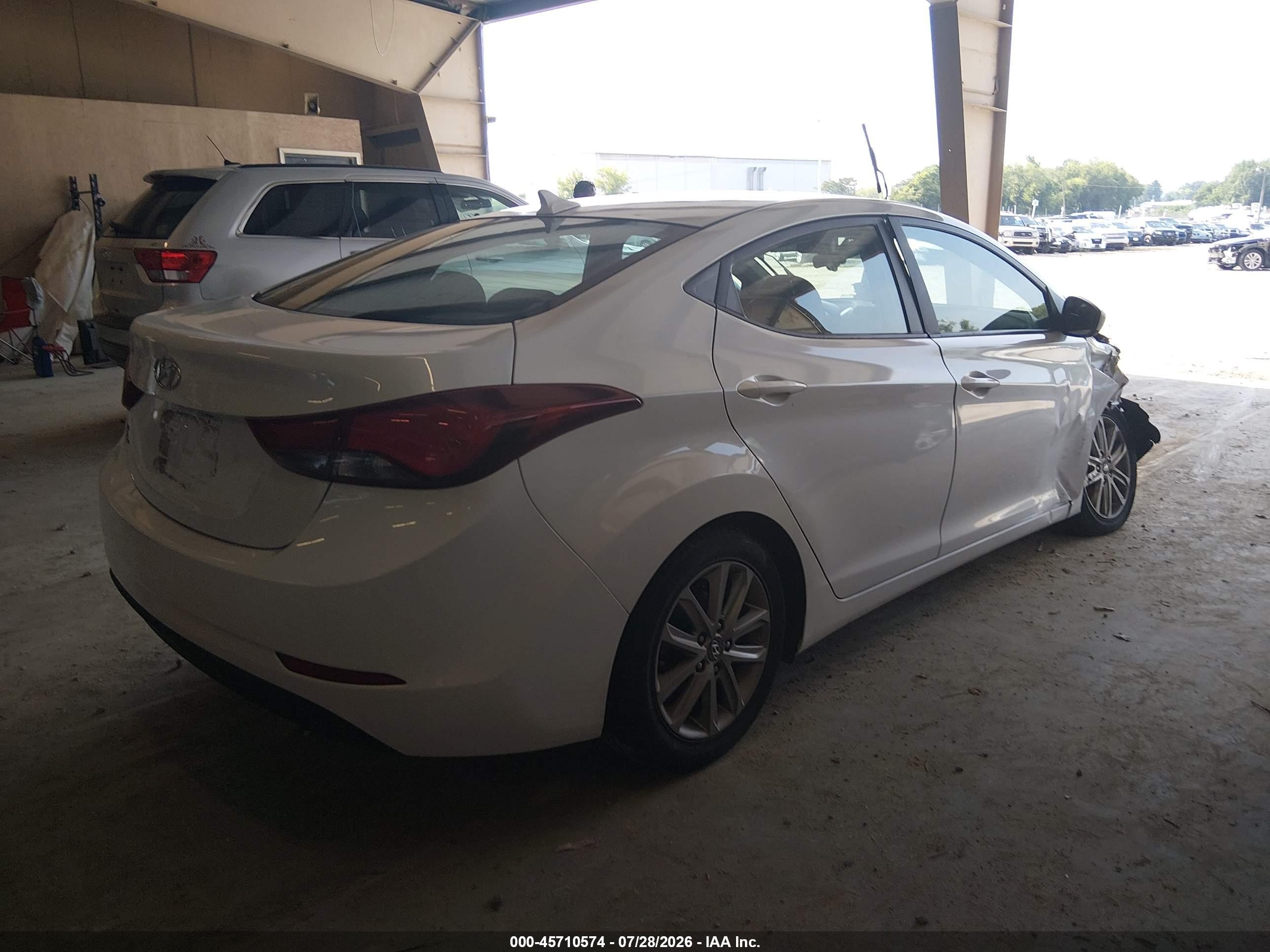 2015 Hyundai Elantra Se Белый vin: 5NPDH4AE3FH560201