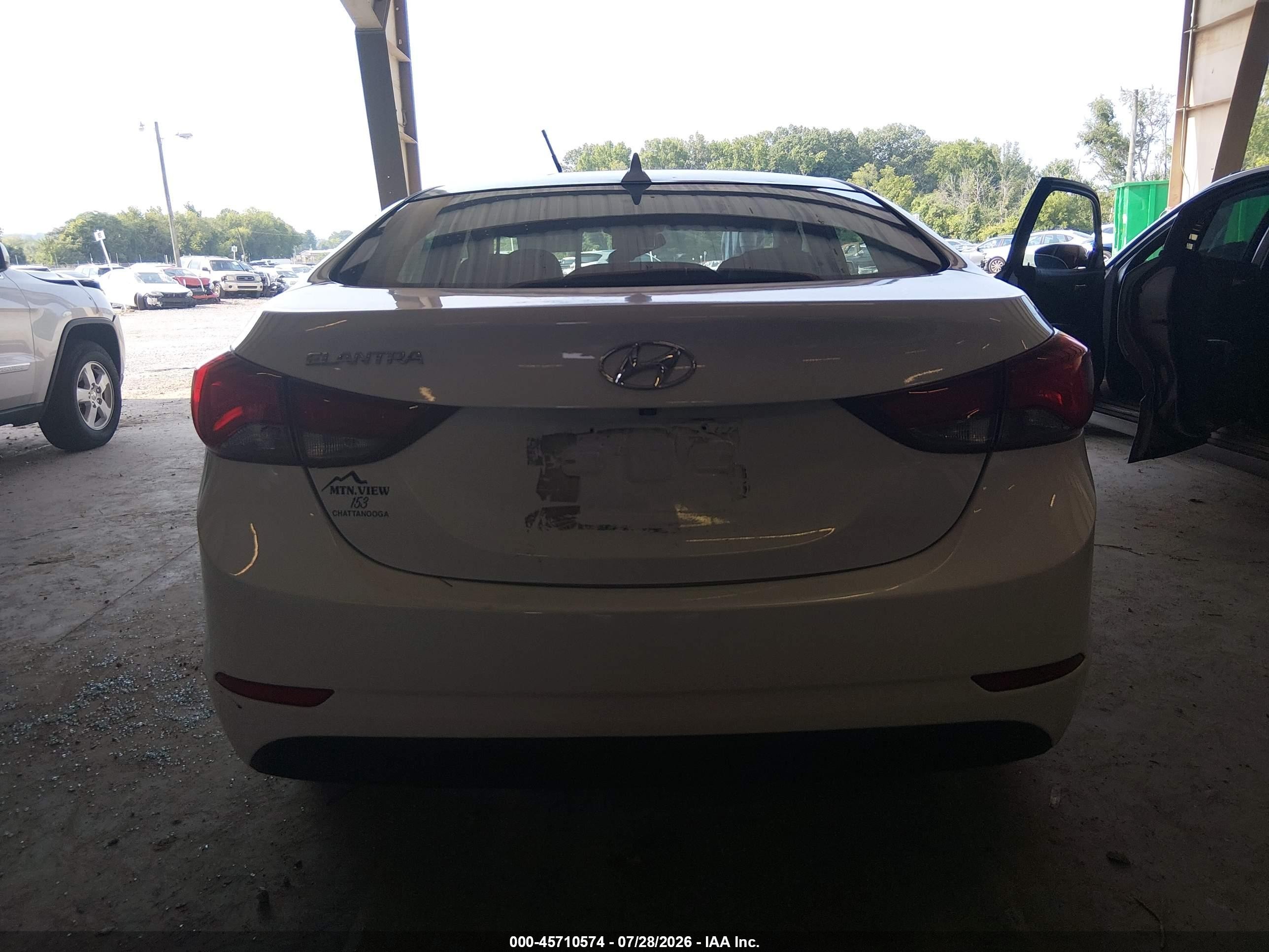2015 Hyundai Elantra Se Белый vin: 5NPDH4AE3FH560201