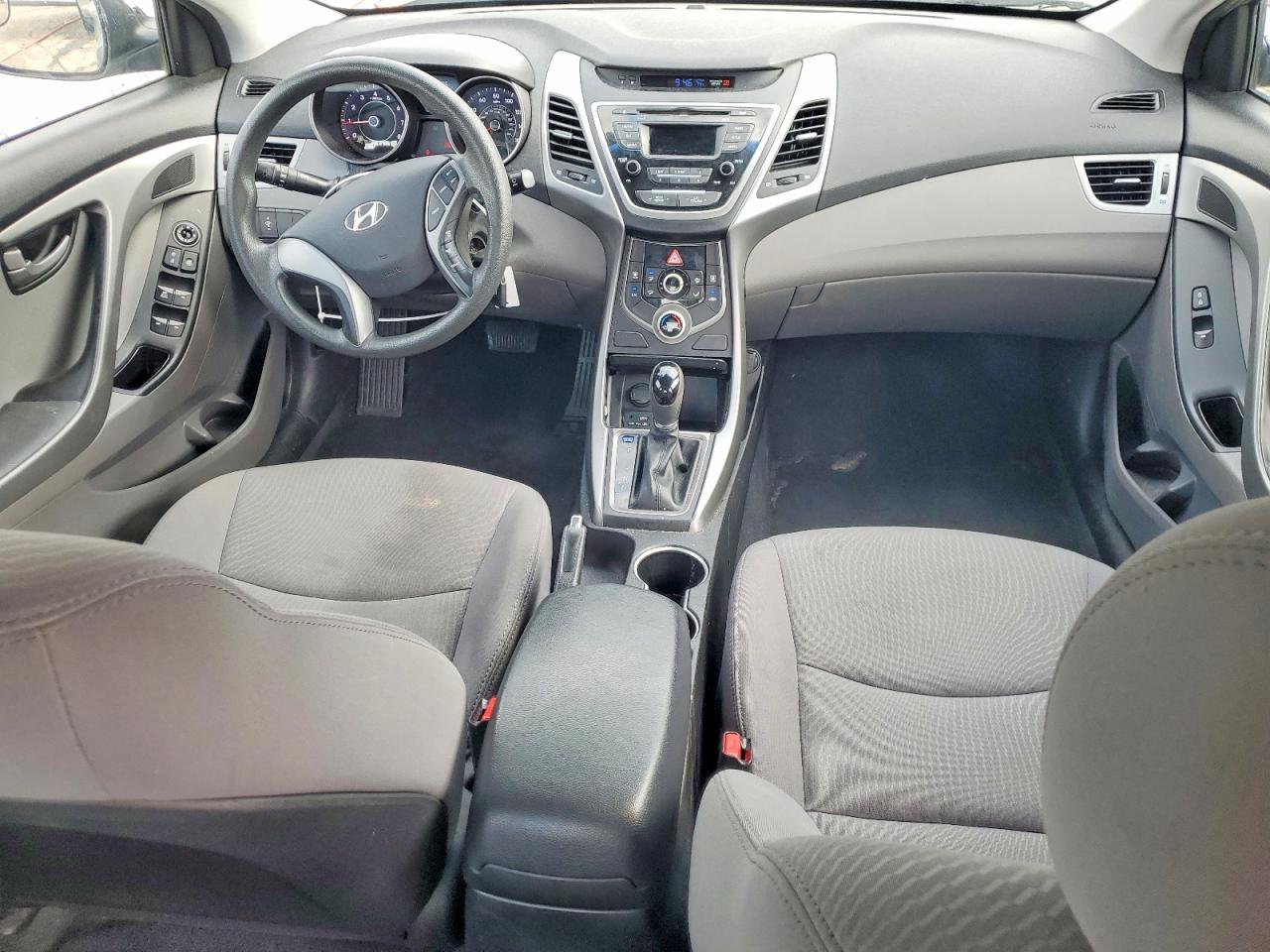 2015 Hyundai Elantra Se Gray vin: 5NPDH4AE3FH561431