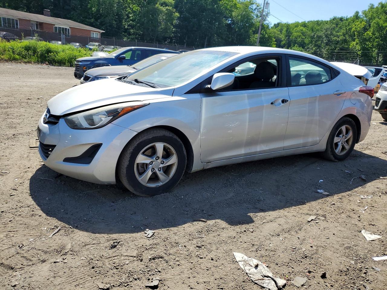 2015 Hyundai Elantra Se Silver vin: 5NPDH4AE3FH565270