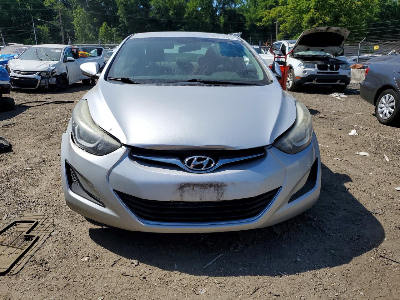 2015 Hyundai Elantra Se Silver vin: 5NPDH4AE3FH565270