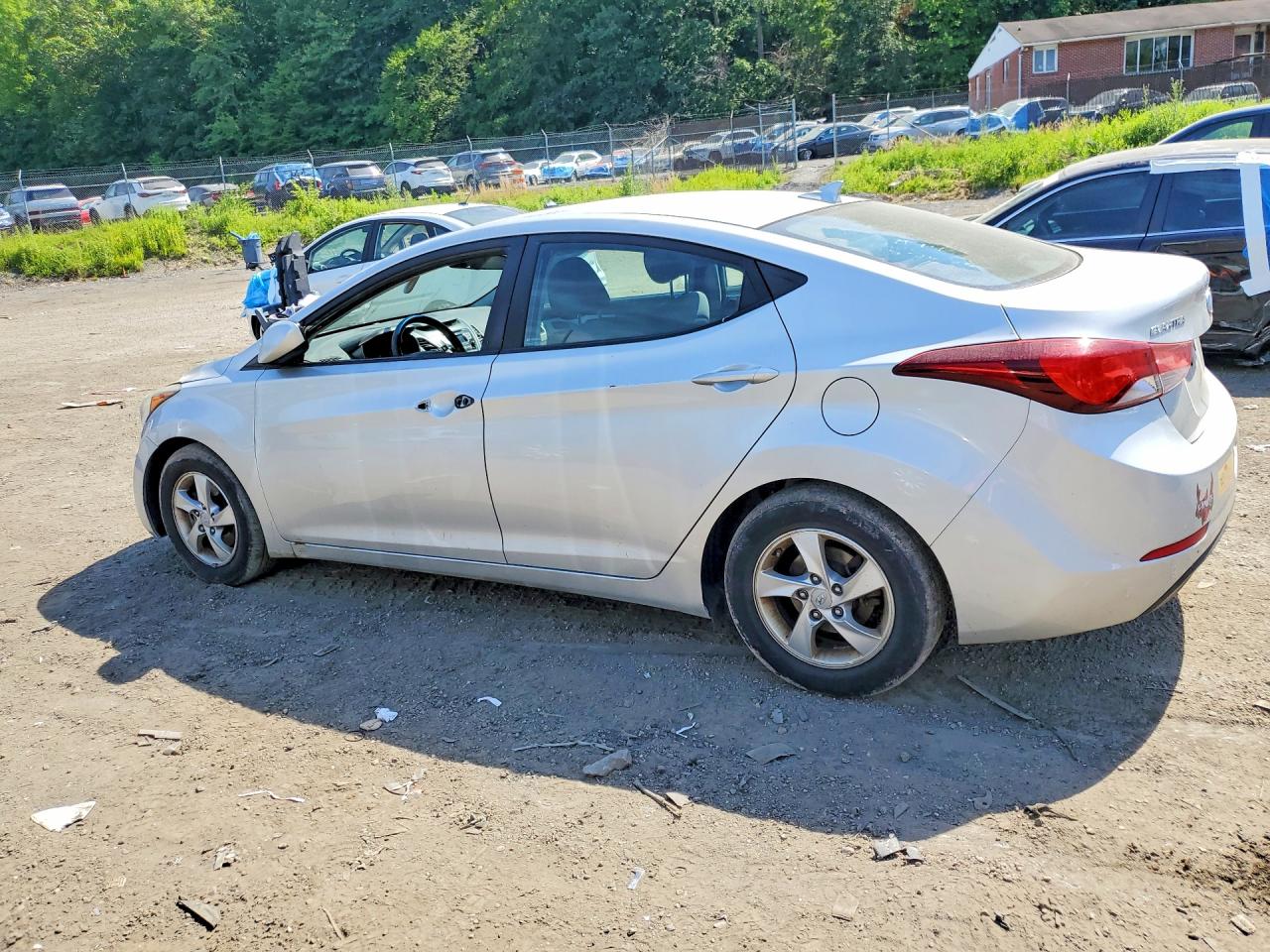 2015 Hyundai Elantra Se Silver vin: 5NPDH4AE3FH565270