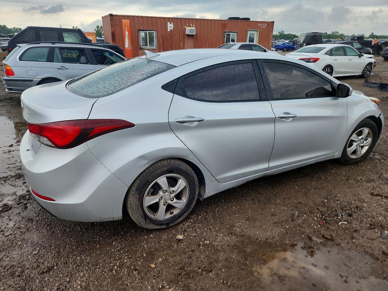 2015 Hyundai Elantra Se Silver vin: 5NPDH4AE3FH565995