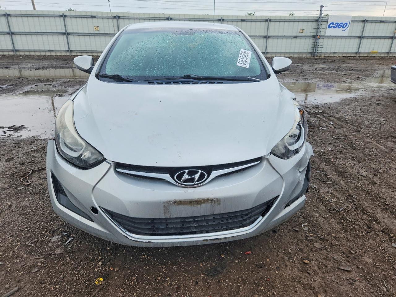 2015 Hyundai Elantra Se Silver vin: 5NPDH4AE3FH565995
