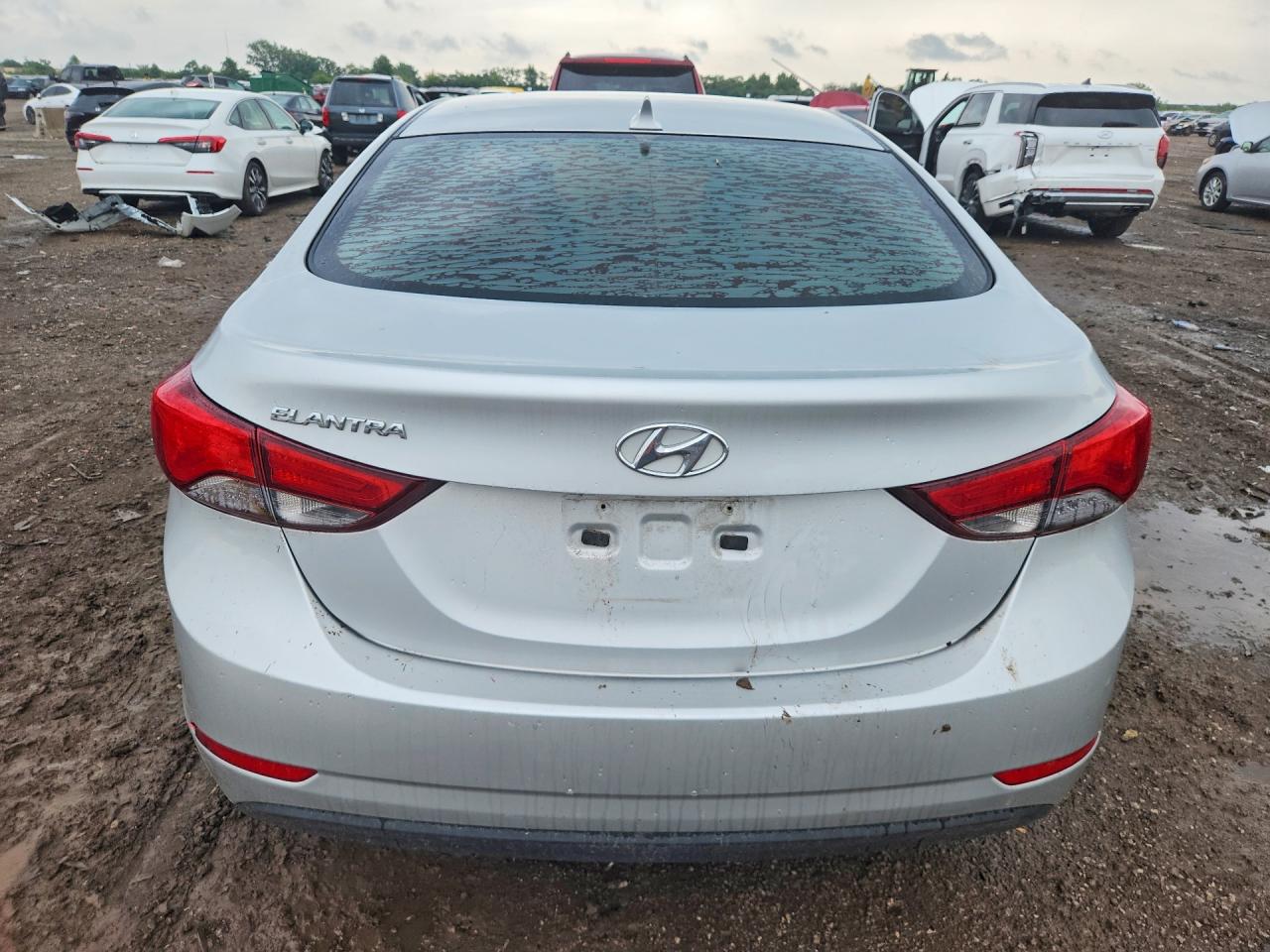 2015 Hyundai Elantra Se Silver vin: 5NPDH4AE3FH565995