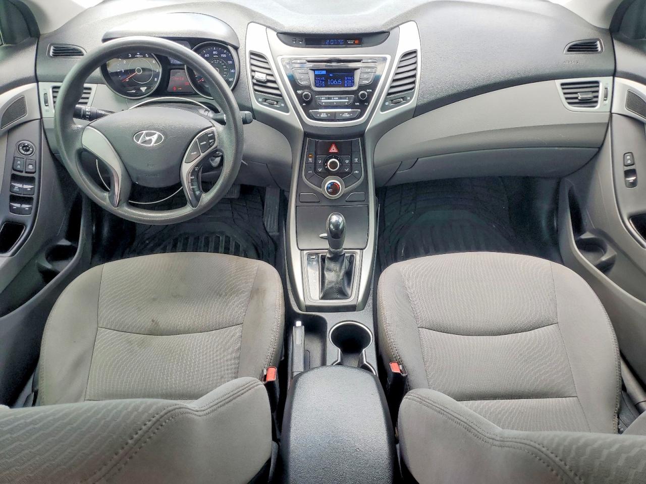 2015 Hyundai Elantra Se White vin: 5NPDH4AE3FH569514