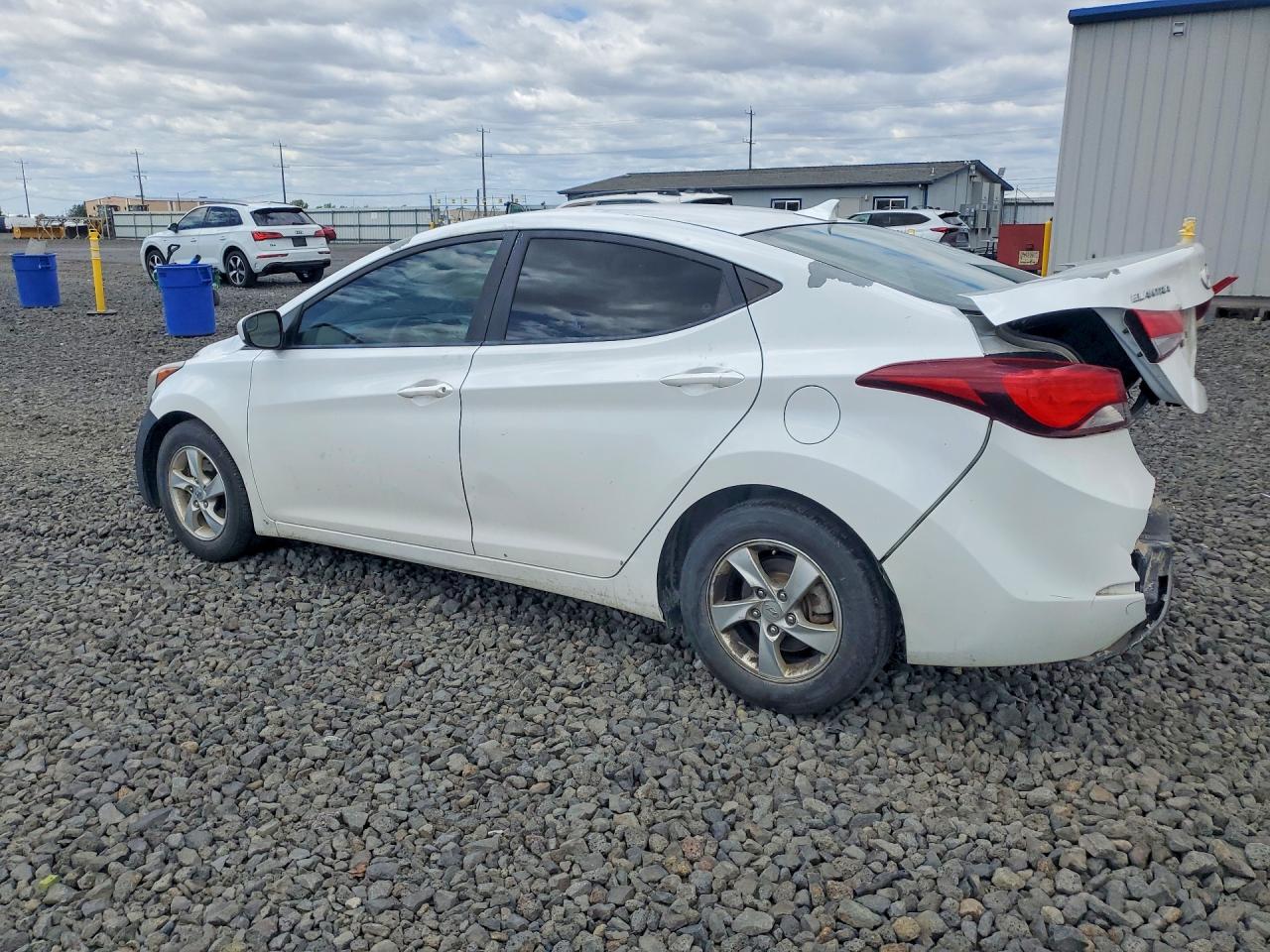 2015 Hyundai Elantra Se White vin: 5NPDH4AE3FH569514