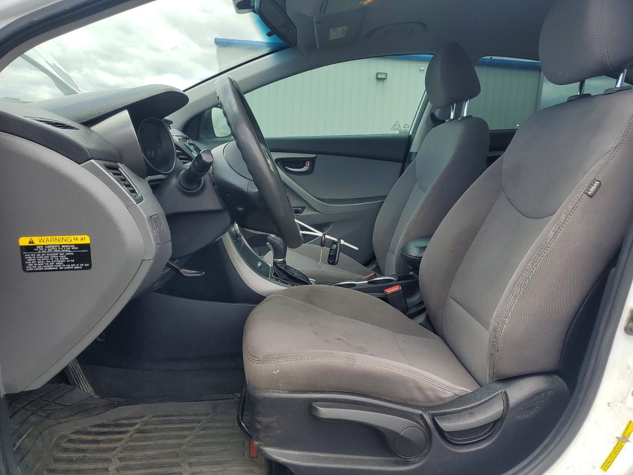 2015 Hyundai Elantra Se White vin: 5NPDH4AE3FH569514