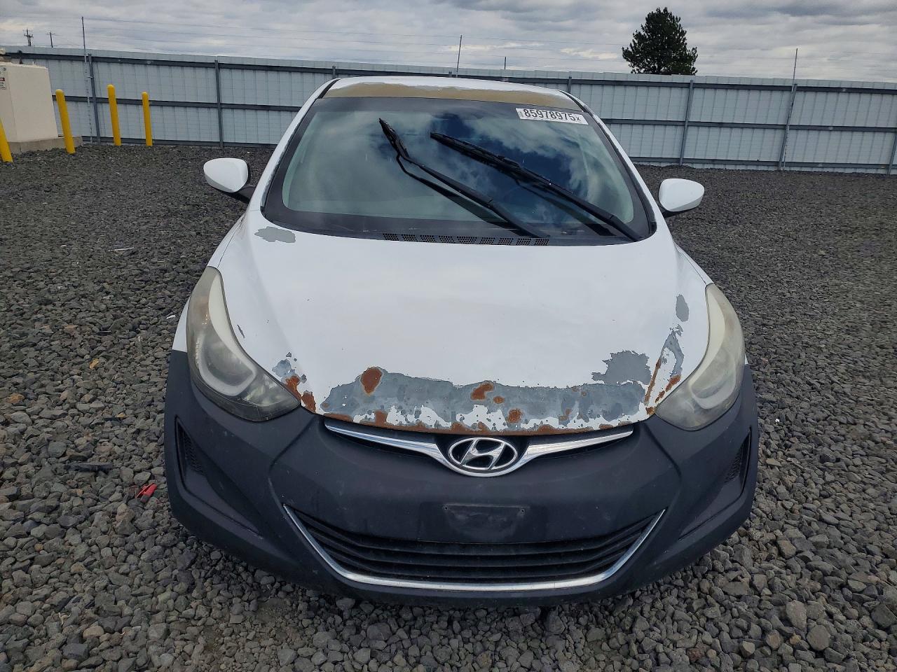 2015 Hyundai Elantra Se White vin: 5NPDH4AE3FH569514