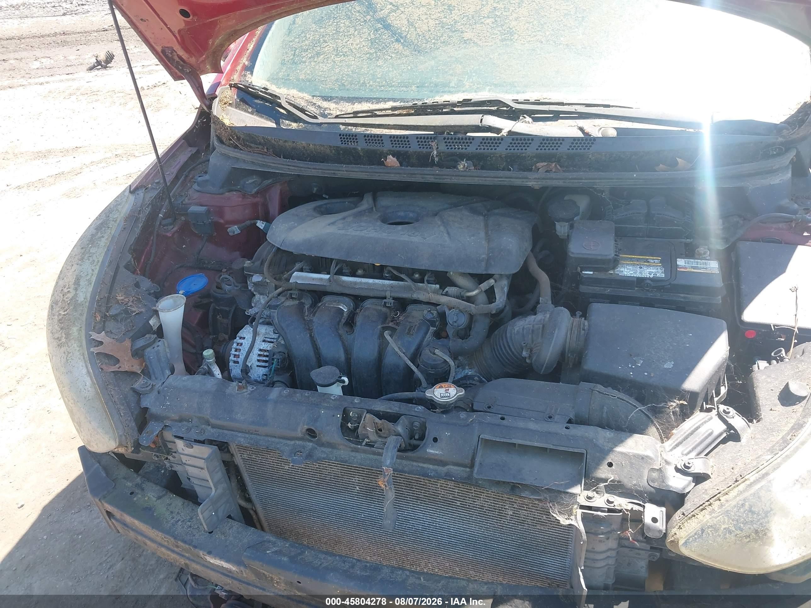 2015 Hyundai Elantra Se Красный vin: 5NPDH4AE3FH573479