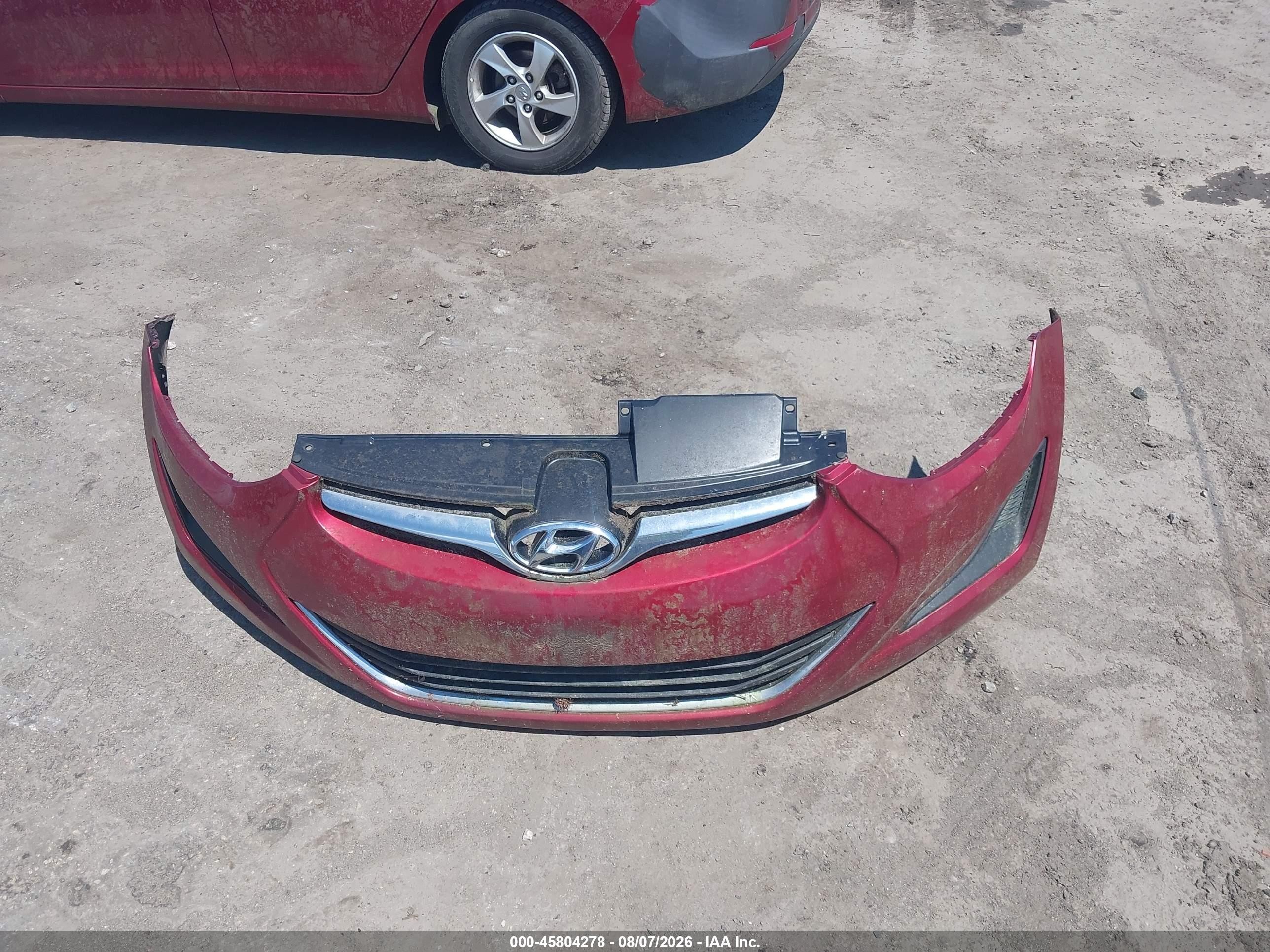2015 Hyundai Elantra Se Красный vin: 5NPDH4AE3FH573479