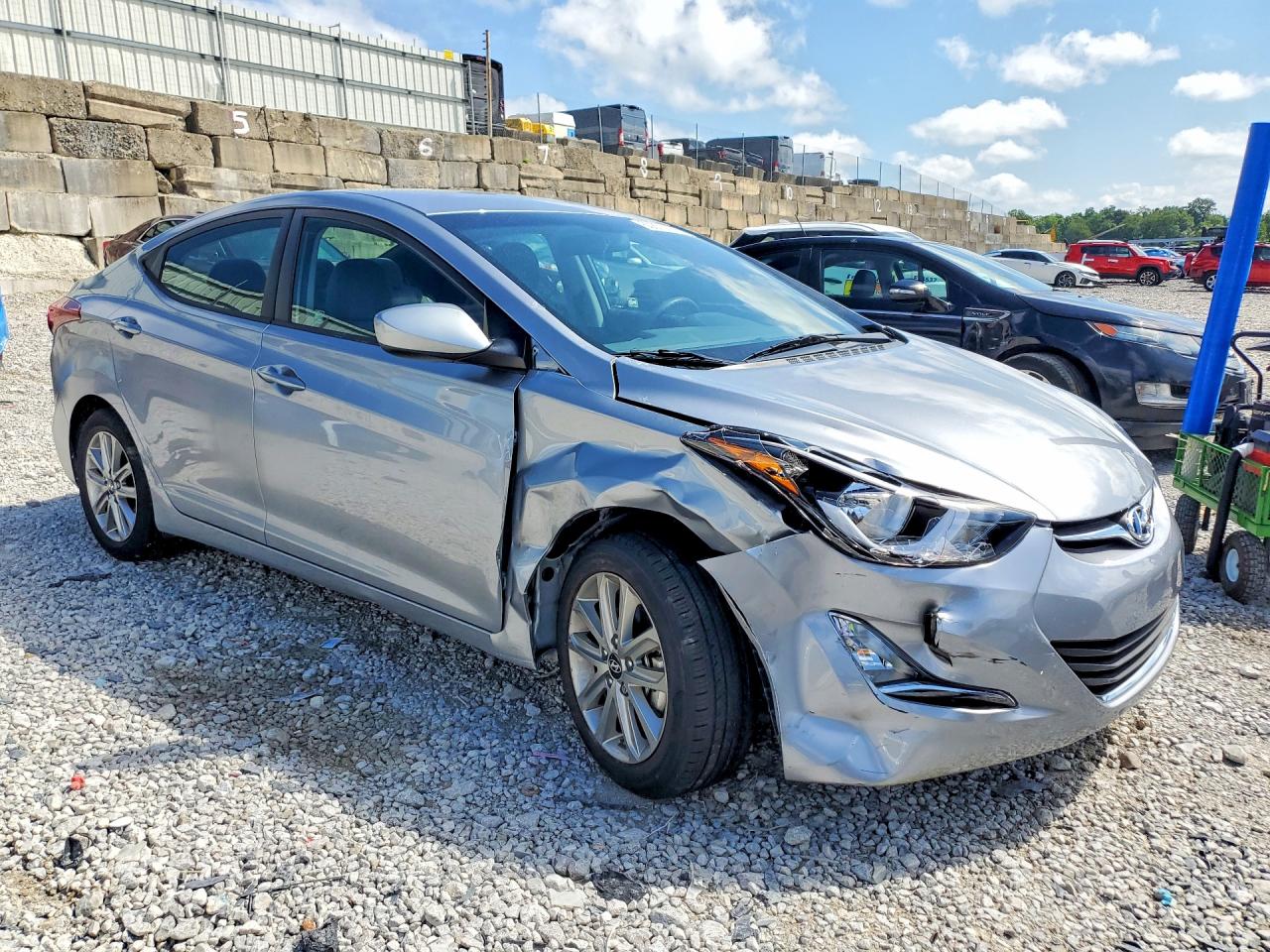 2015 Hyundai Elantra Se Серый vin: 5NPDH4AE3FH574504