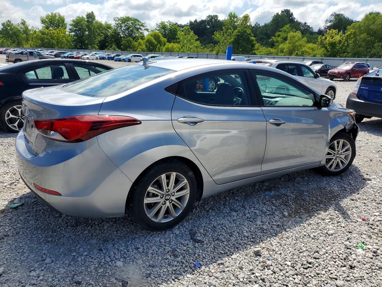 2015 Hyundai Elantra Se Серый vin: 5NPDH4AE3FH574504