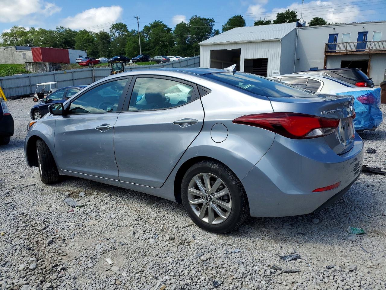 2015 Hyundai Elantra Se Серый vin: 5NPDH4AE3FH574504