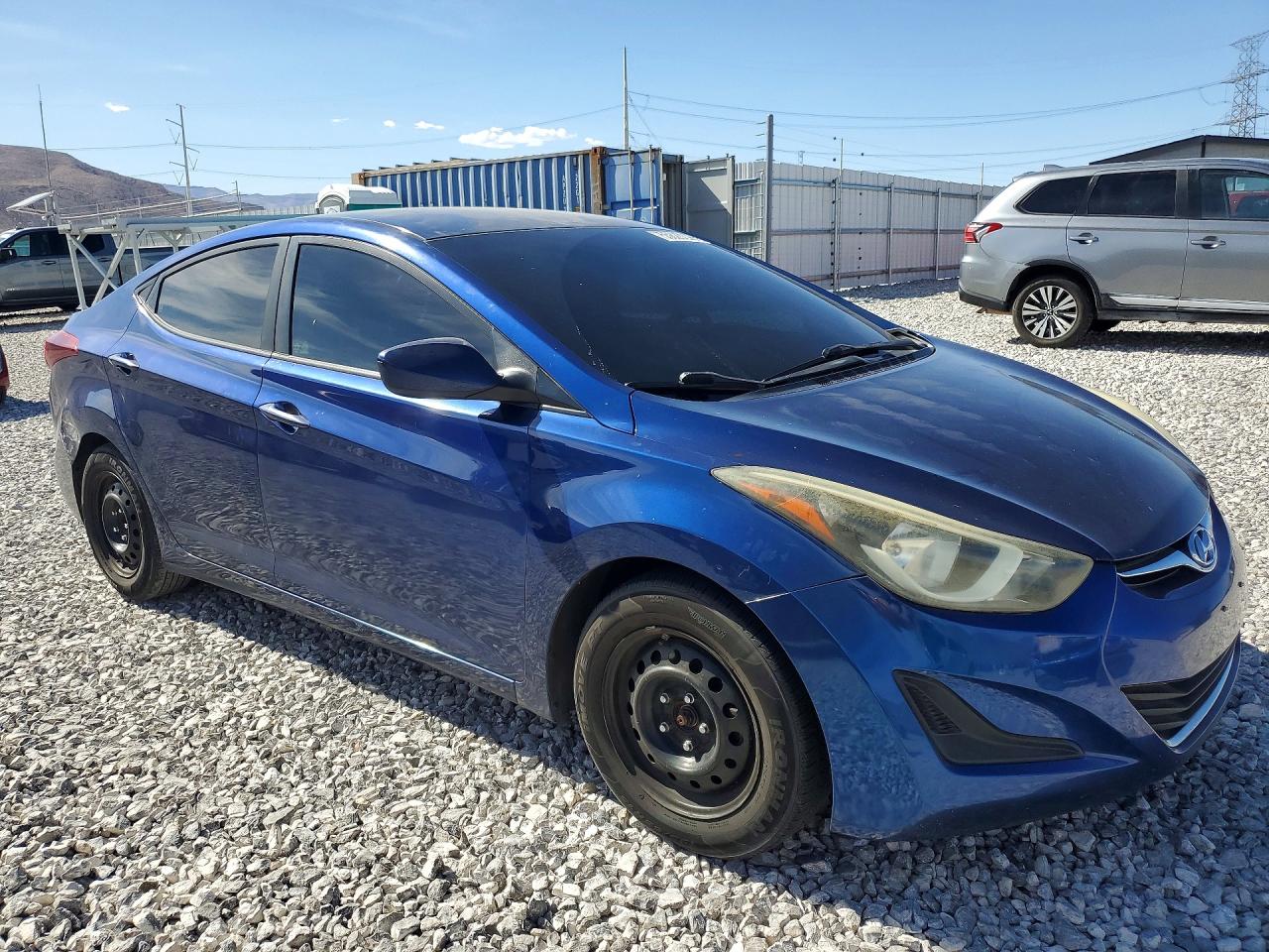 2015 Hyundai Elantra Se Синий vin: 5NPDH4AE3FH583171