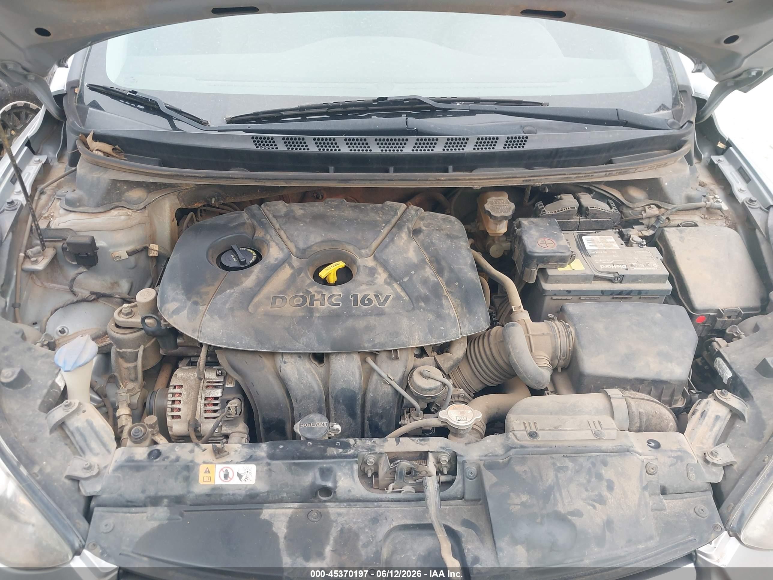 2015 Hyundai Elantra Se Silver vin: 5NPDH4AE3FH589102
