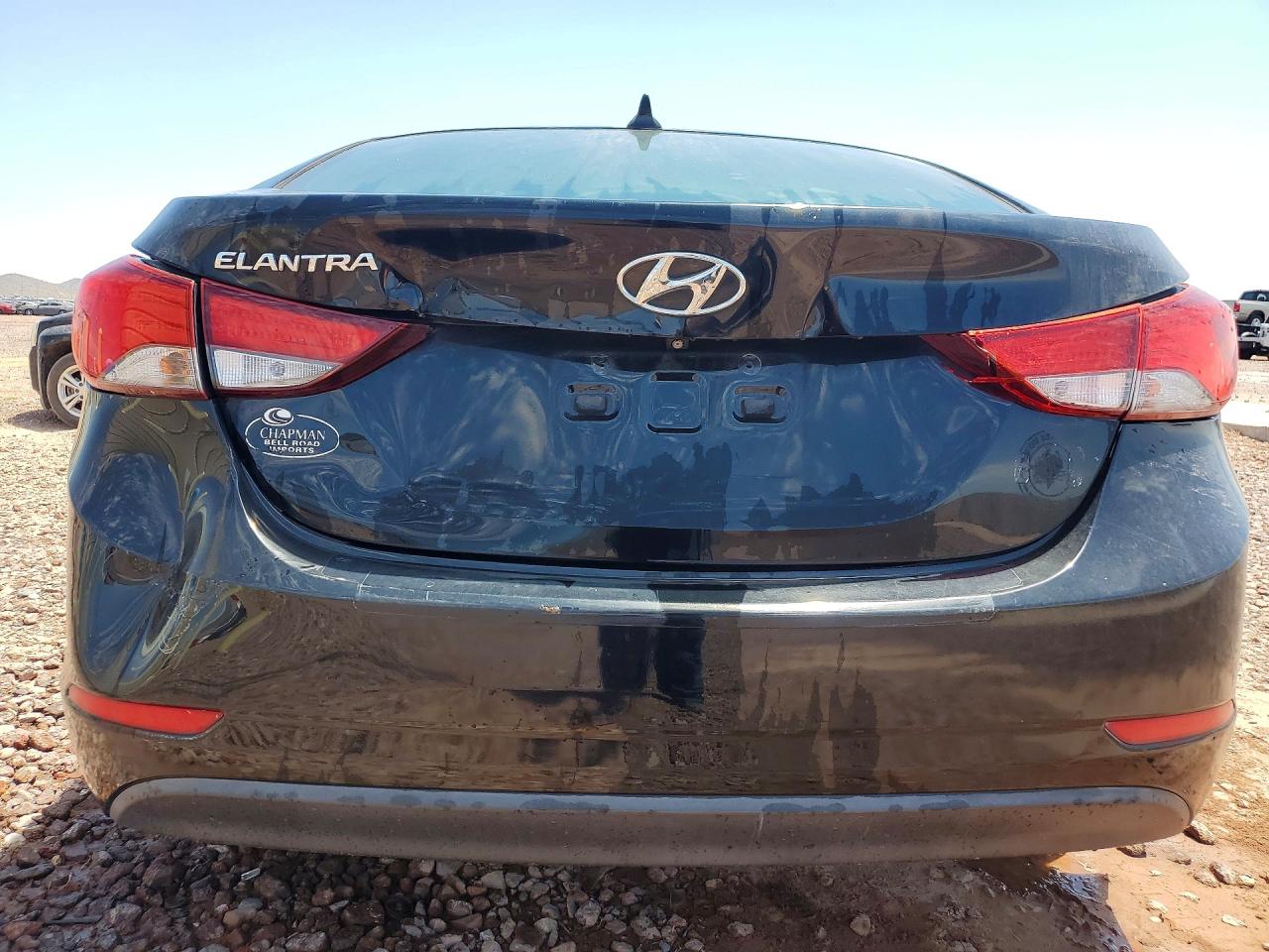 2015 Hyundai Elantra Se Black vin: 5NPDH4AE3FH590203